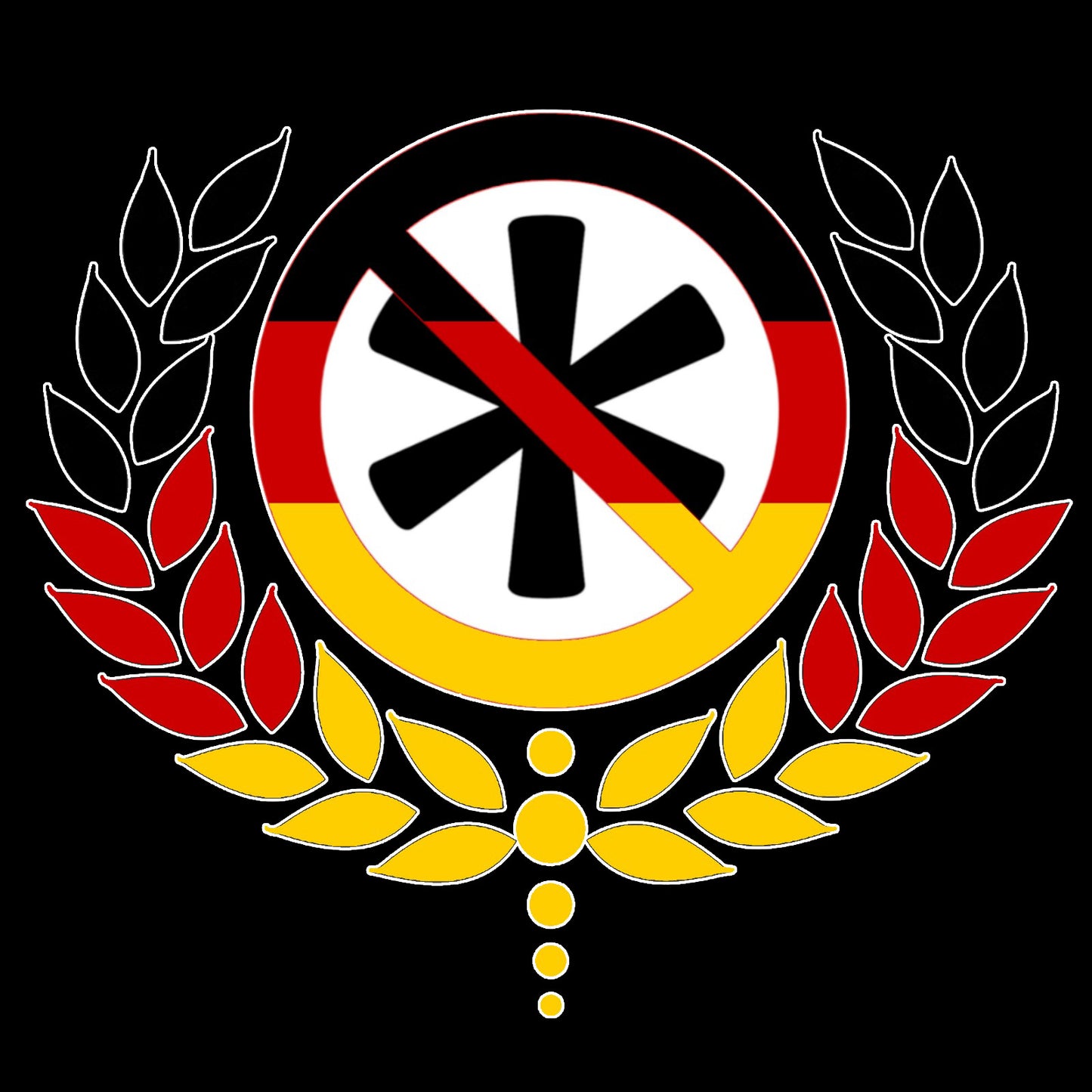 Patriotisches Logo - Aufkleber