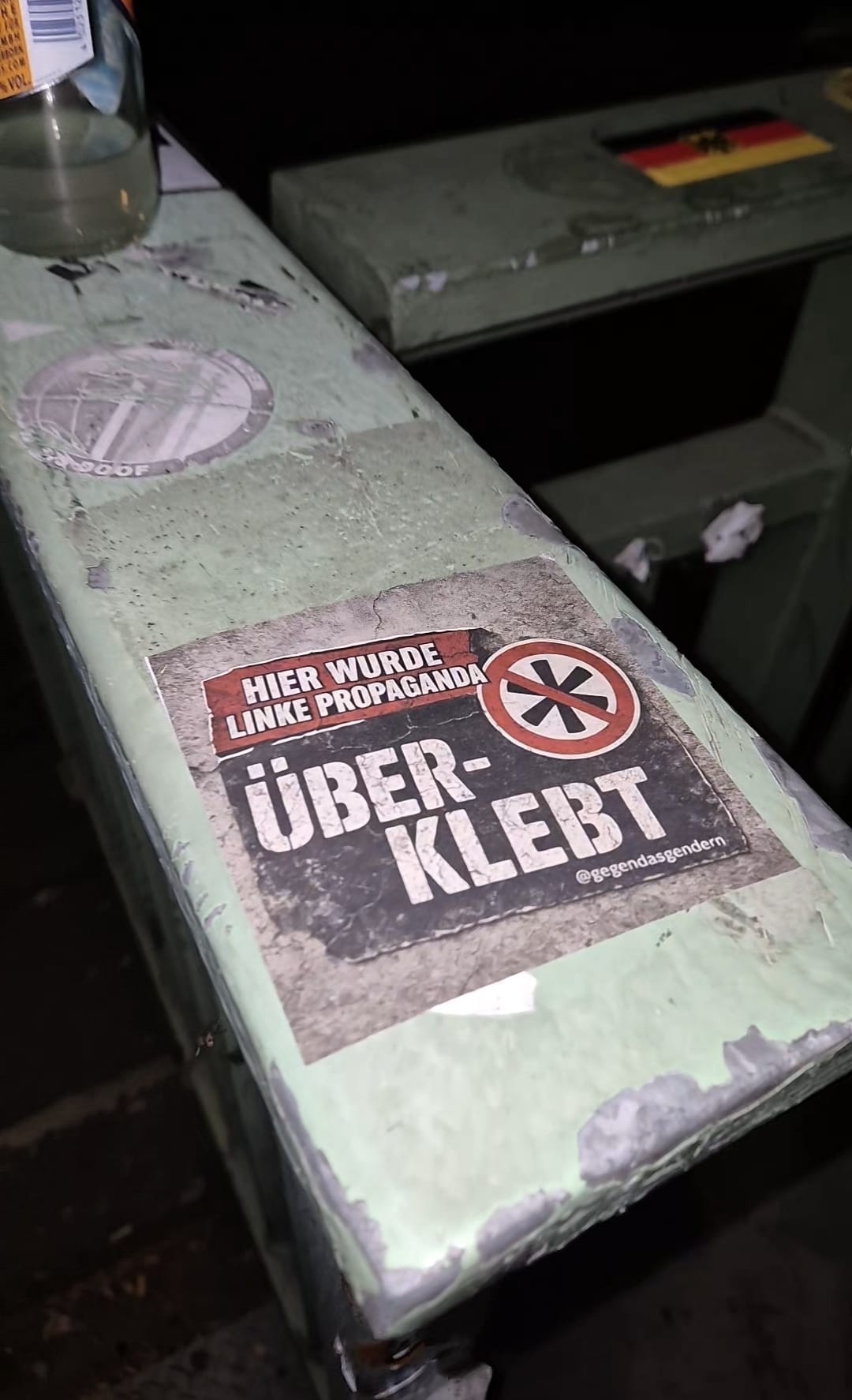 Linke Propaganda - Aufkleber