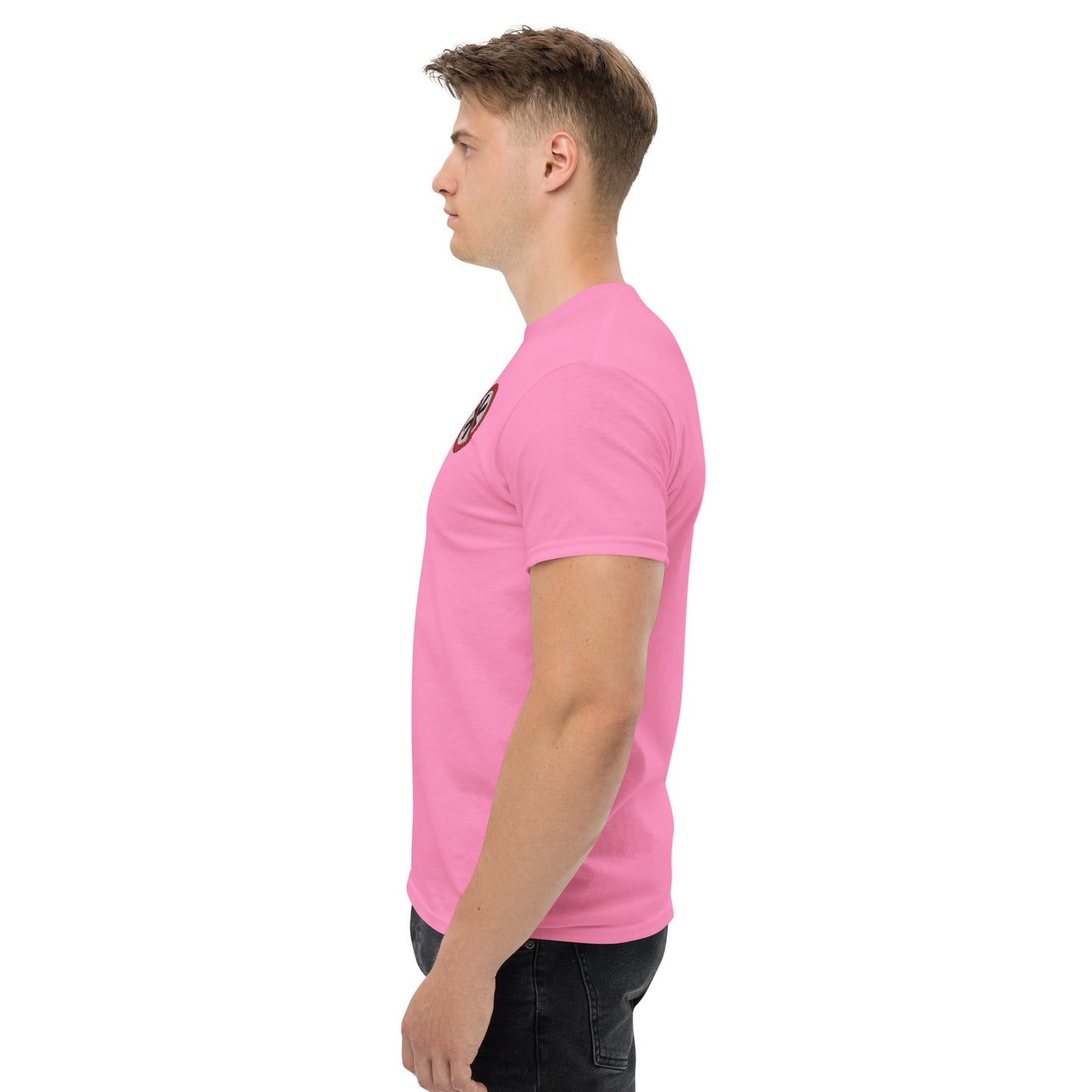 Gesticktes Logo Herren T-Shirt
