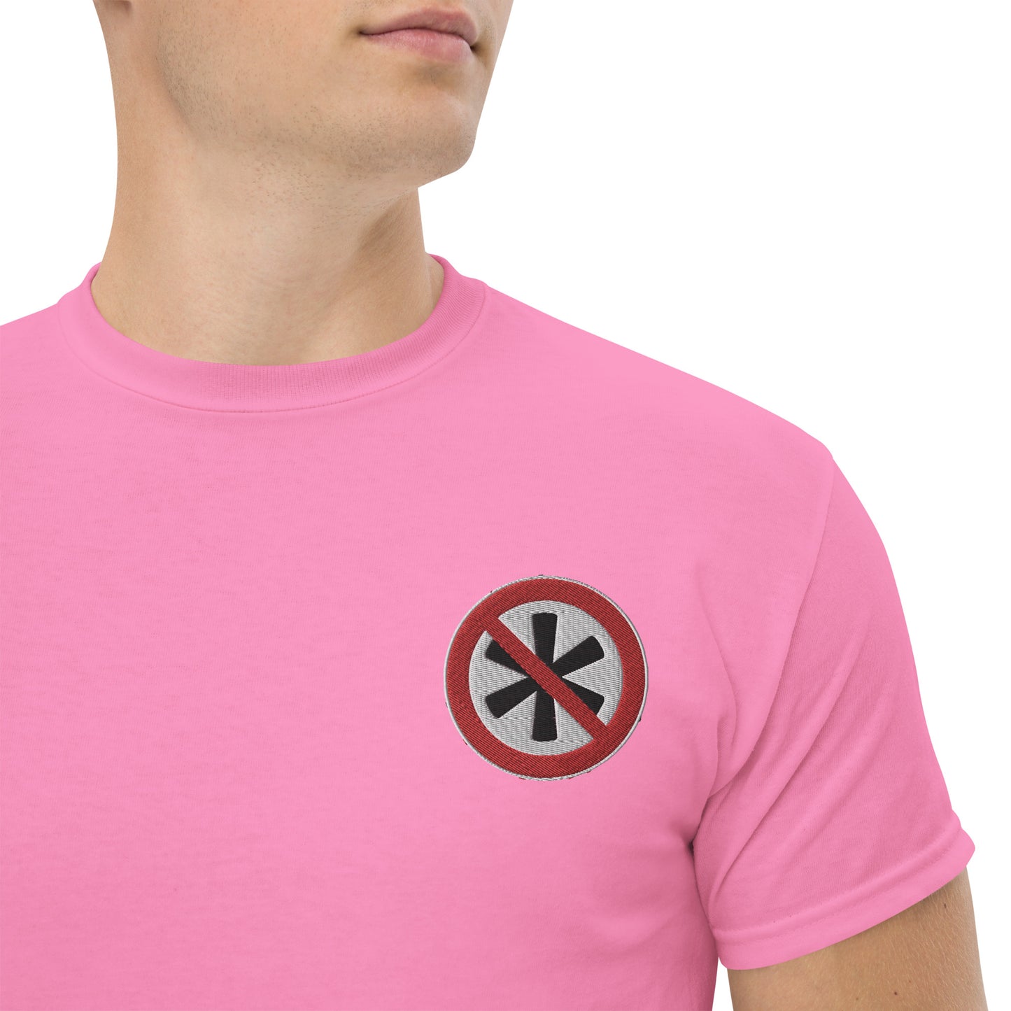 Gesticktes Logo Herren T-Shirt