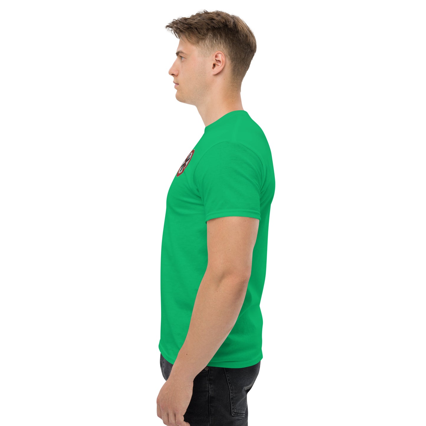 Gesticktes Logo Herren T-Shirt