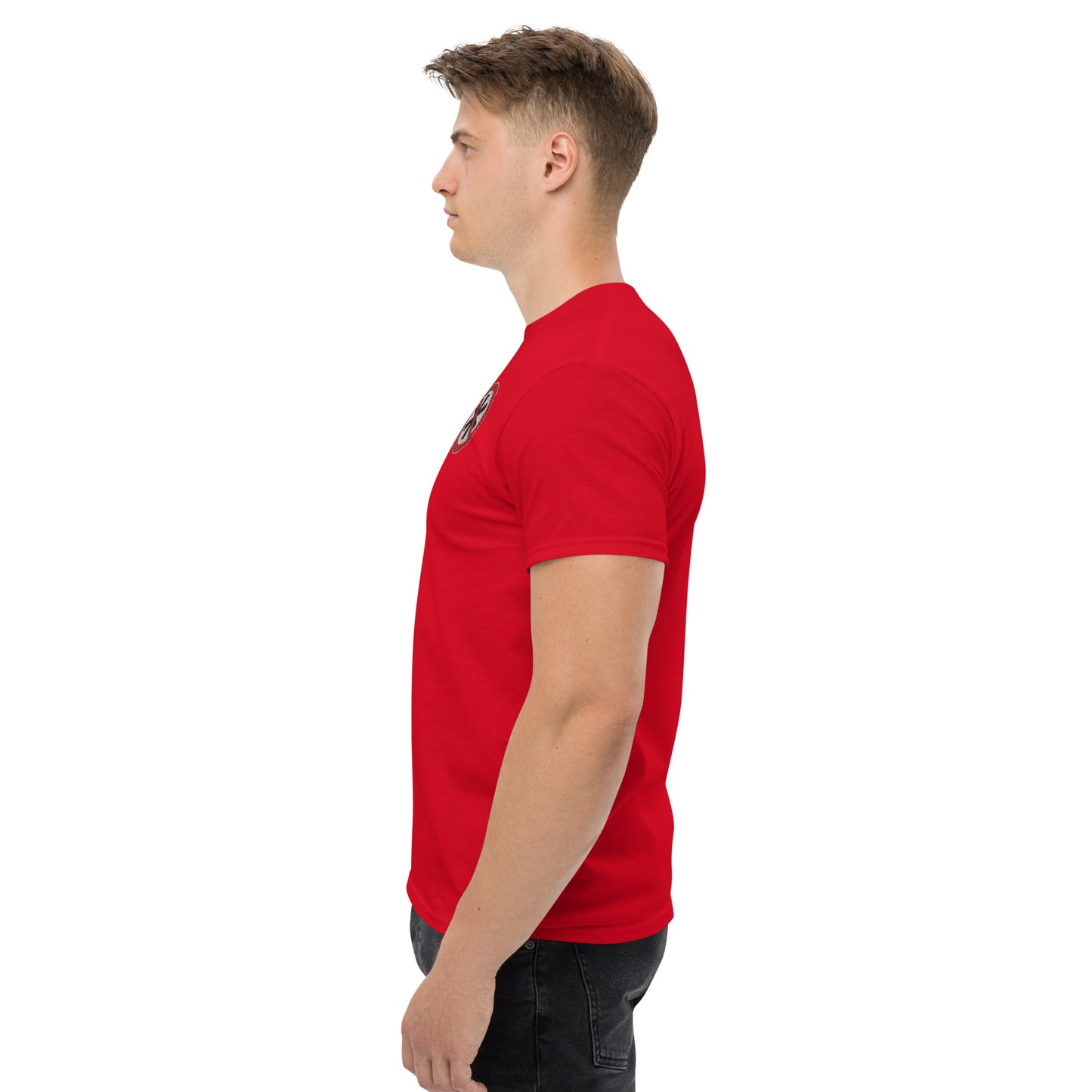 Gesticktes Logo Herren T-Shirt
