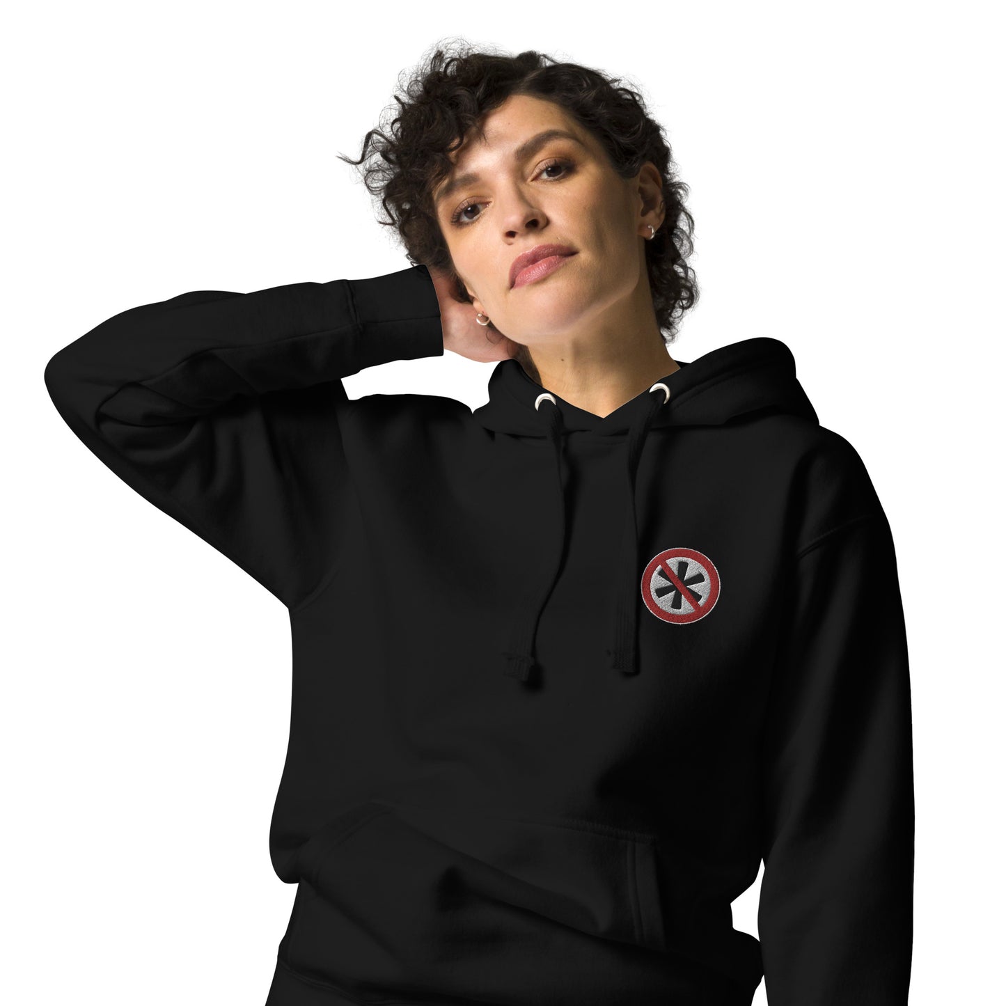 Unisex-Kapuzenpullover gesticktes Logo