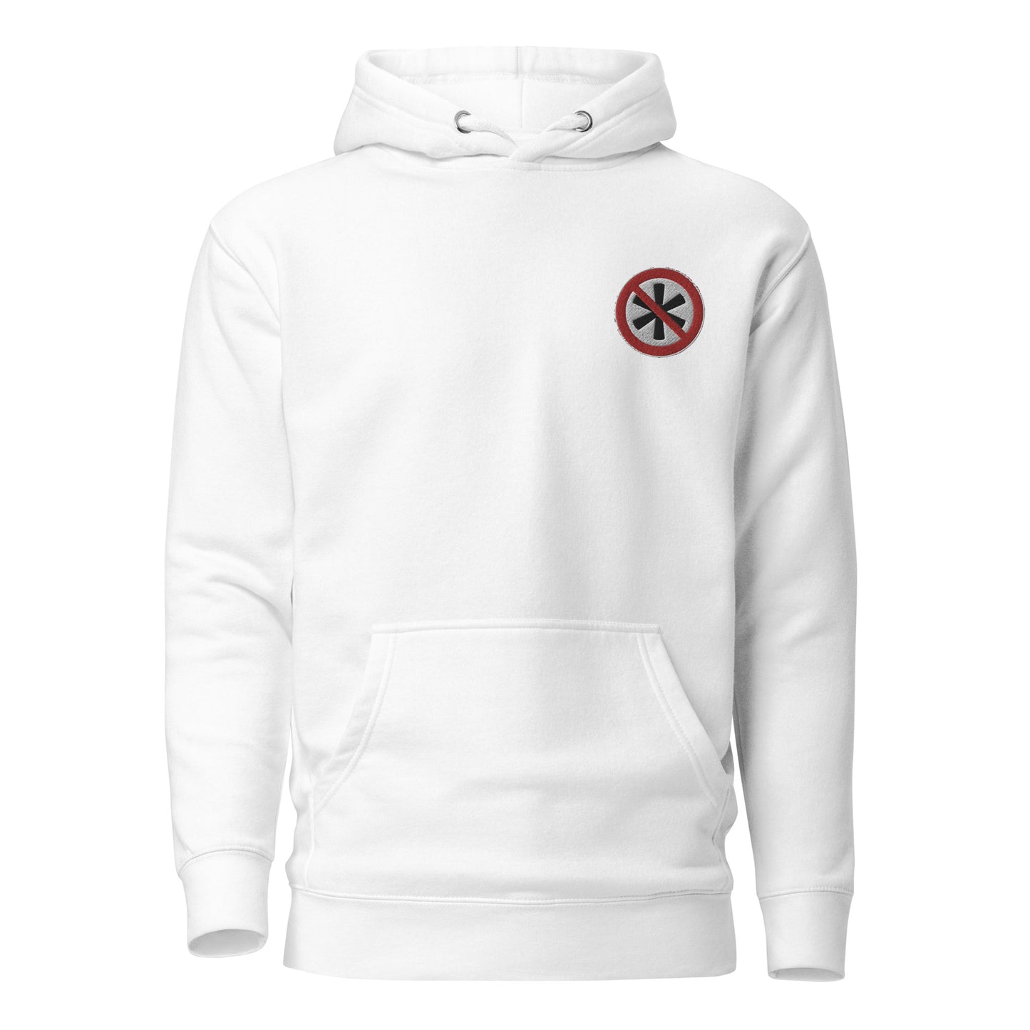 Unisex-Kapuzenpullover gesticktes Logo