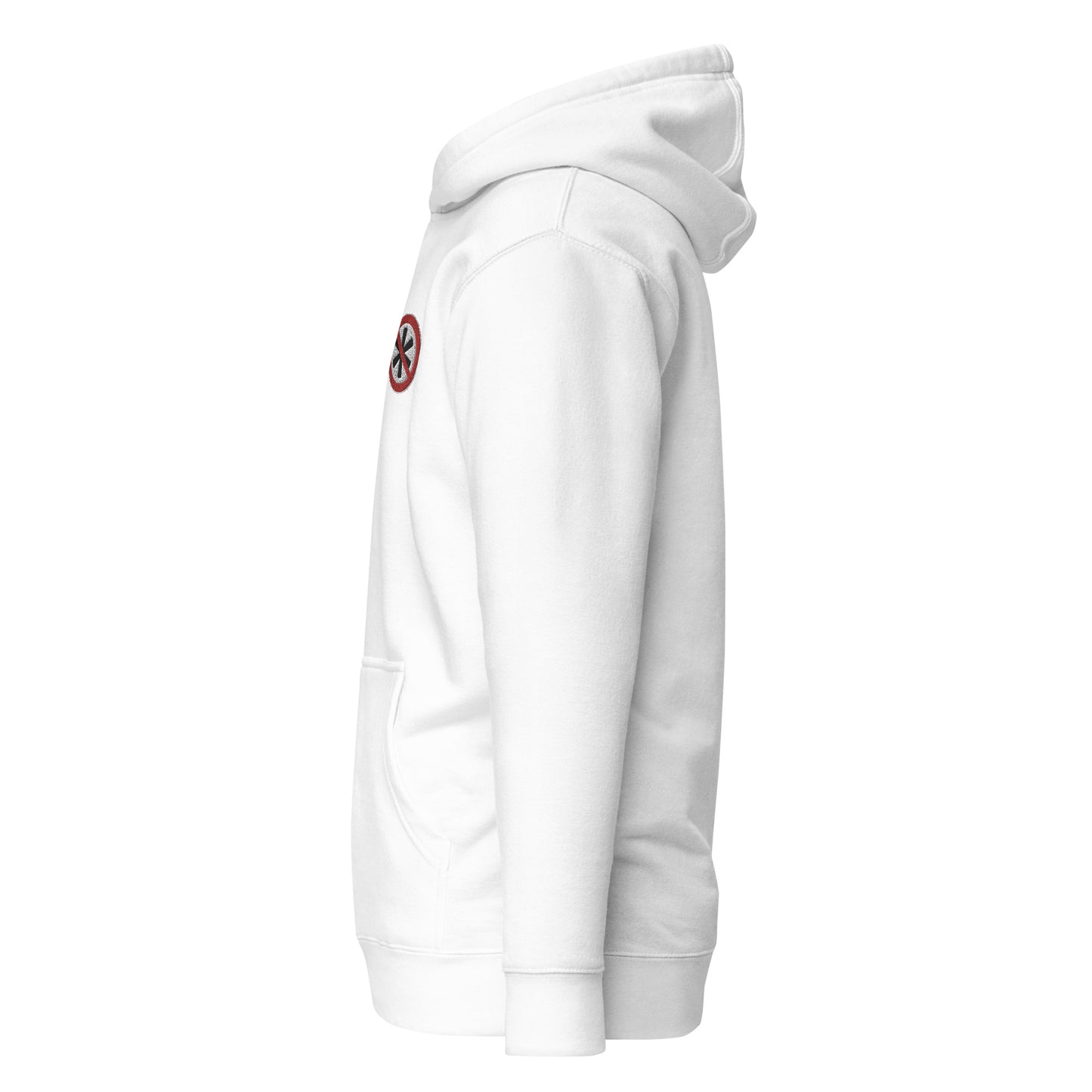 Unisex-Kapuzenpullover gesticktes Logo