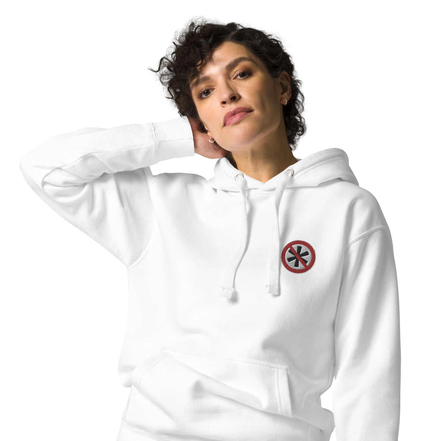 Unisex-Kapuzenpullover gesticktes Logo