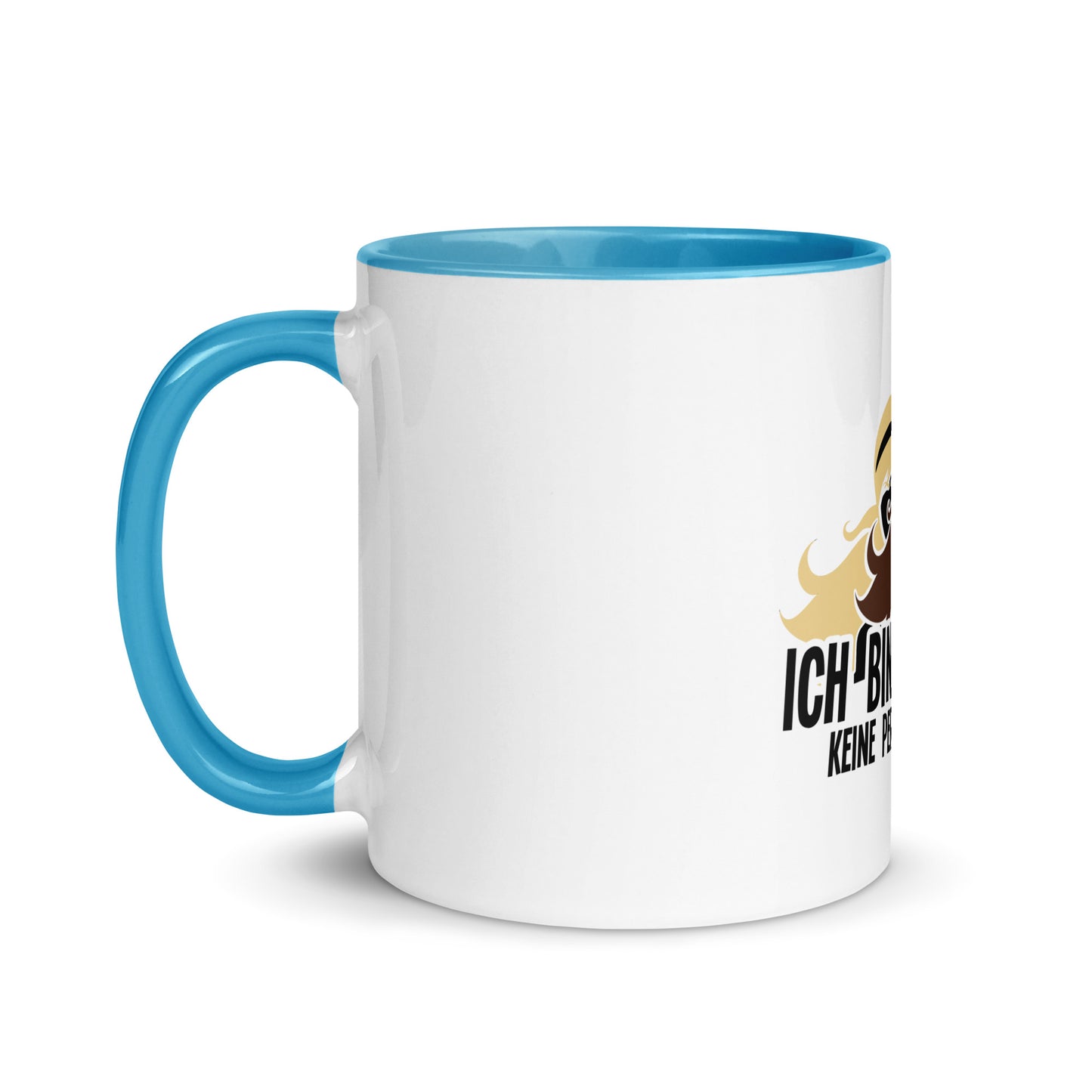 Tasse mit farbiger Innenseite - Ich bin eine Frau