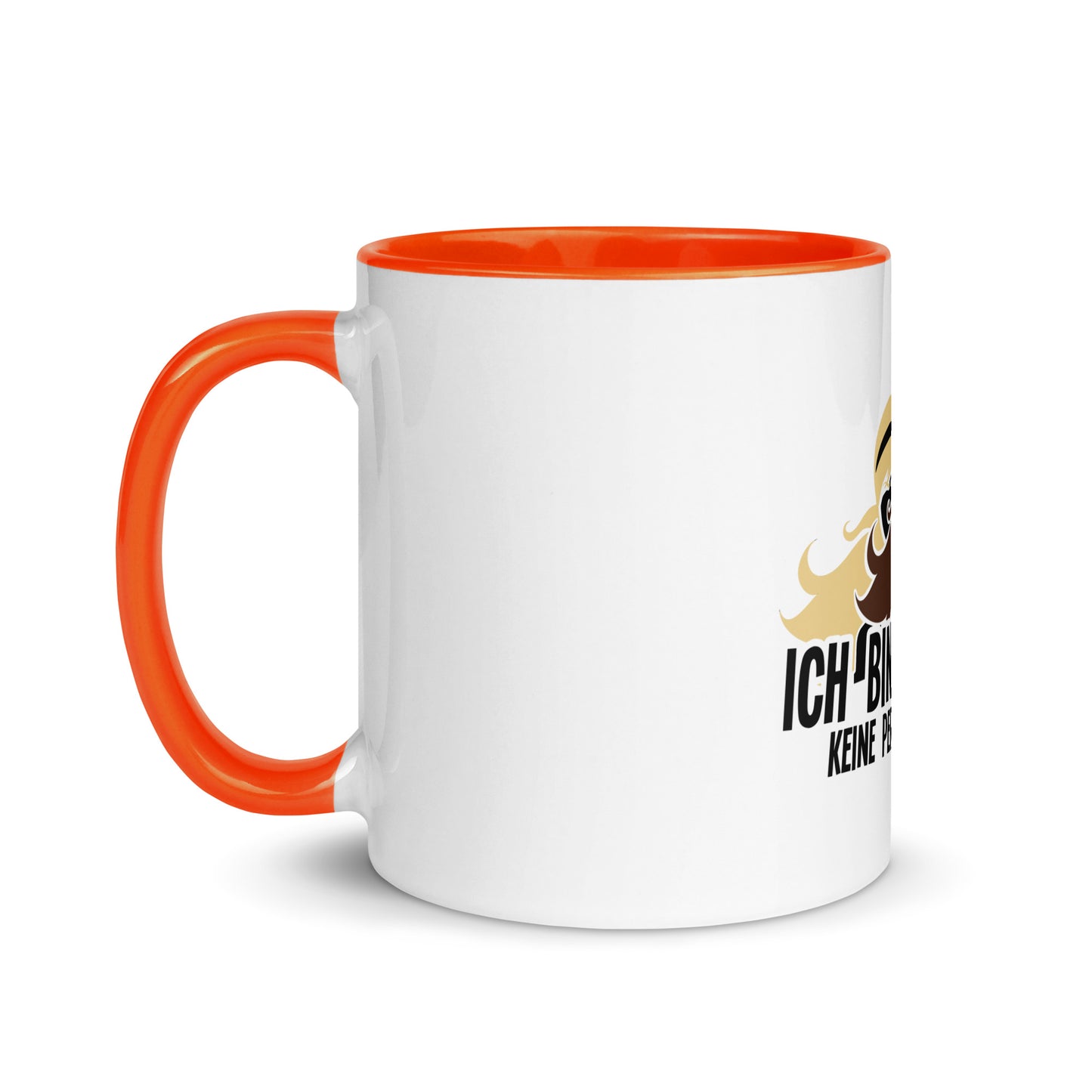Tasse mit farbiger Innenseite - Ich bin eine Frau