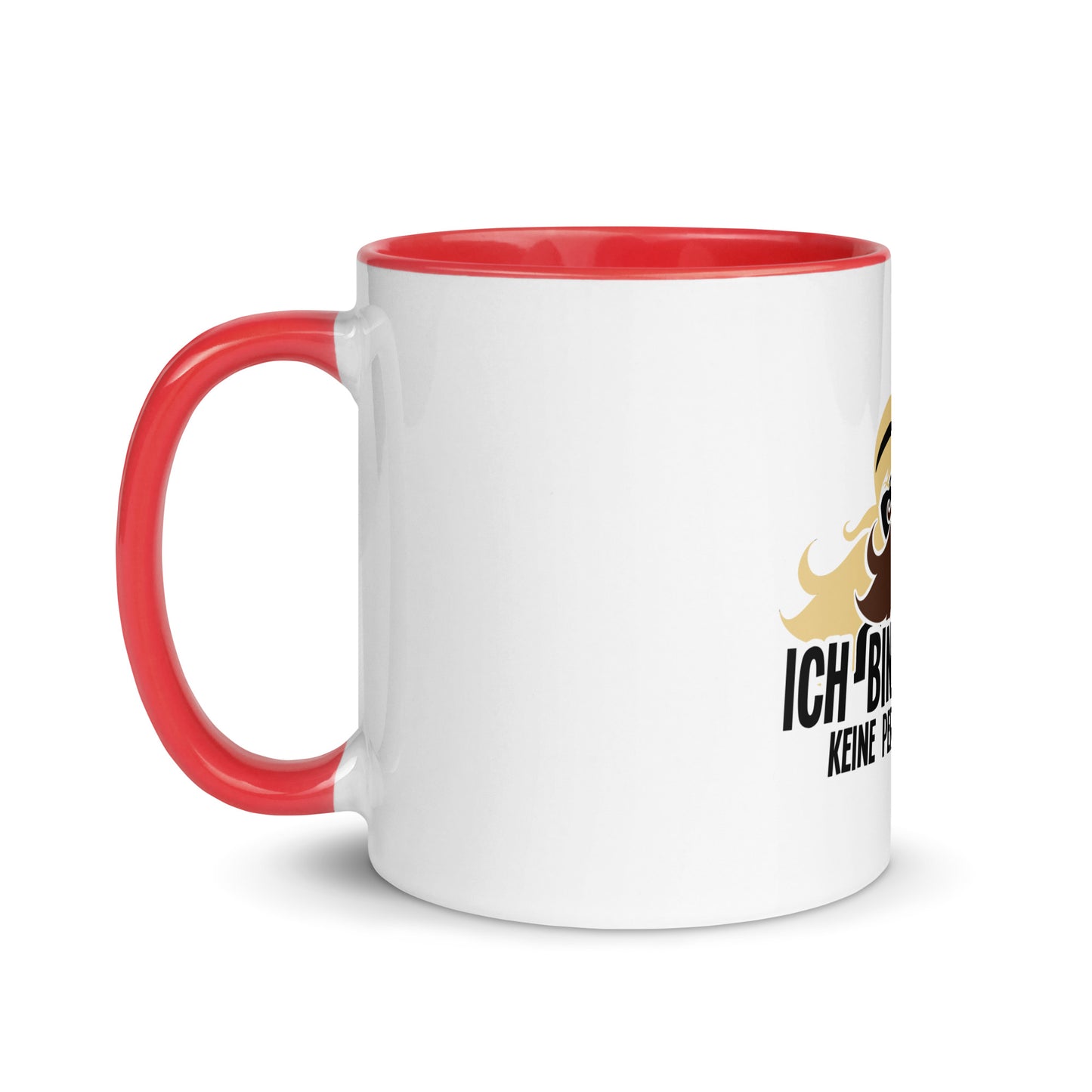 Tasse mit farbiger Innenseite - Ich bin eine Frau