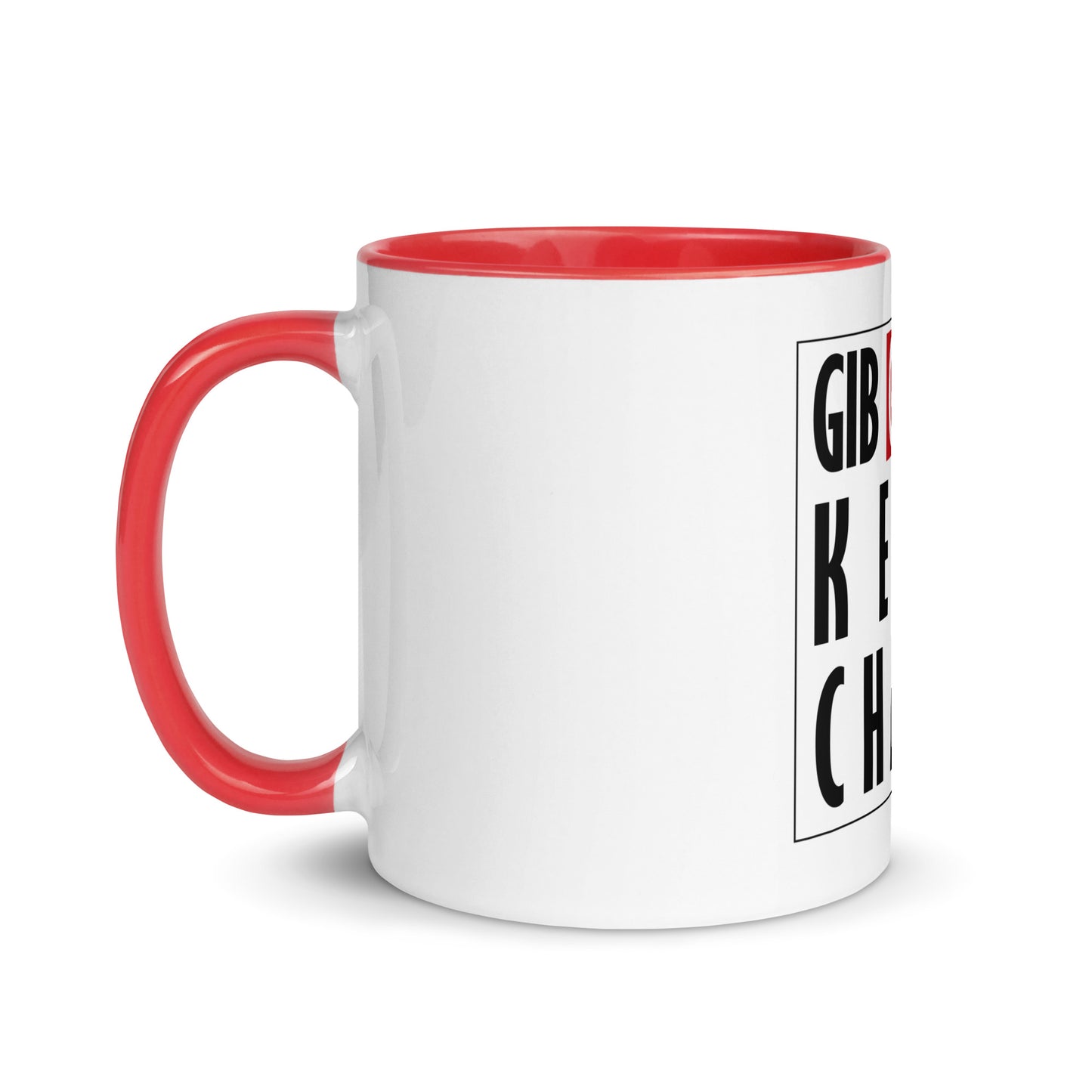 Tasse mit farbiger Innenseite - Gendern keine Chance