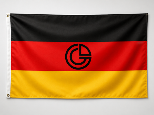 Deutschlandflagge - Patriotisches Logo