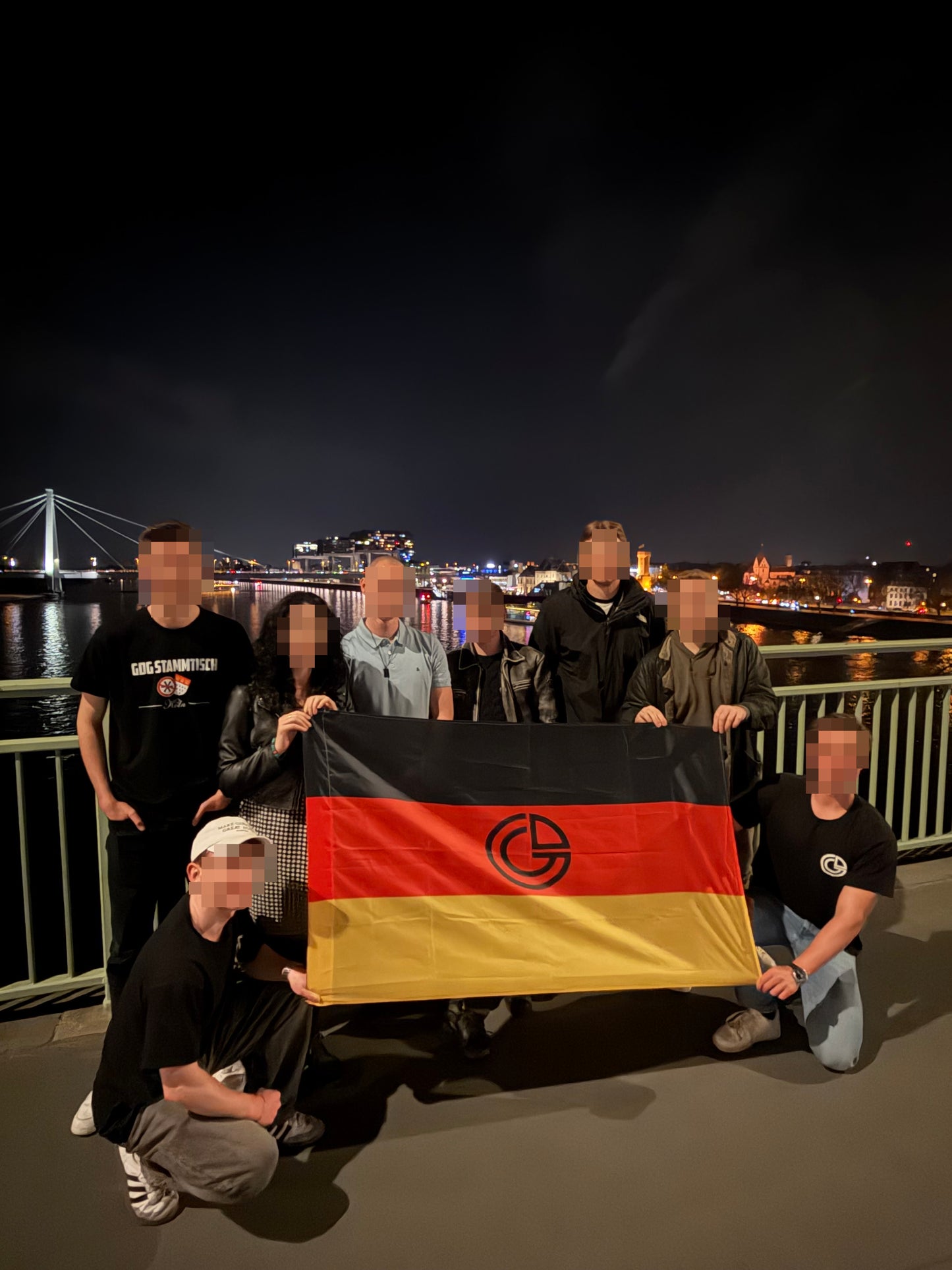 Deutschlandflagge - Patriotisches Logo
