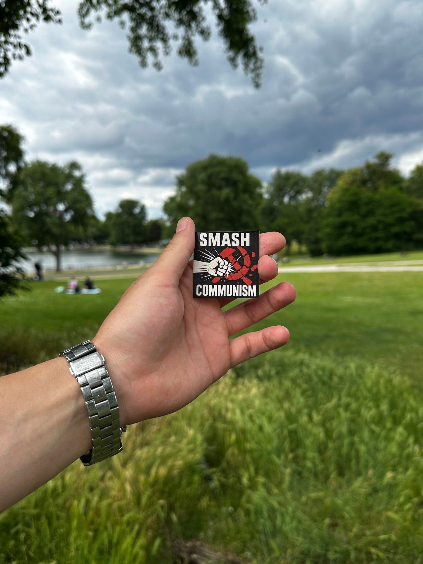 Smash Communism - Aufkleber