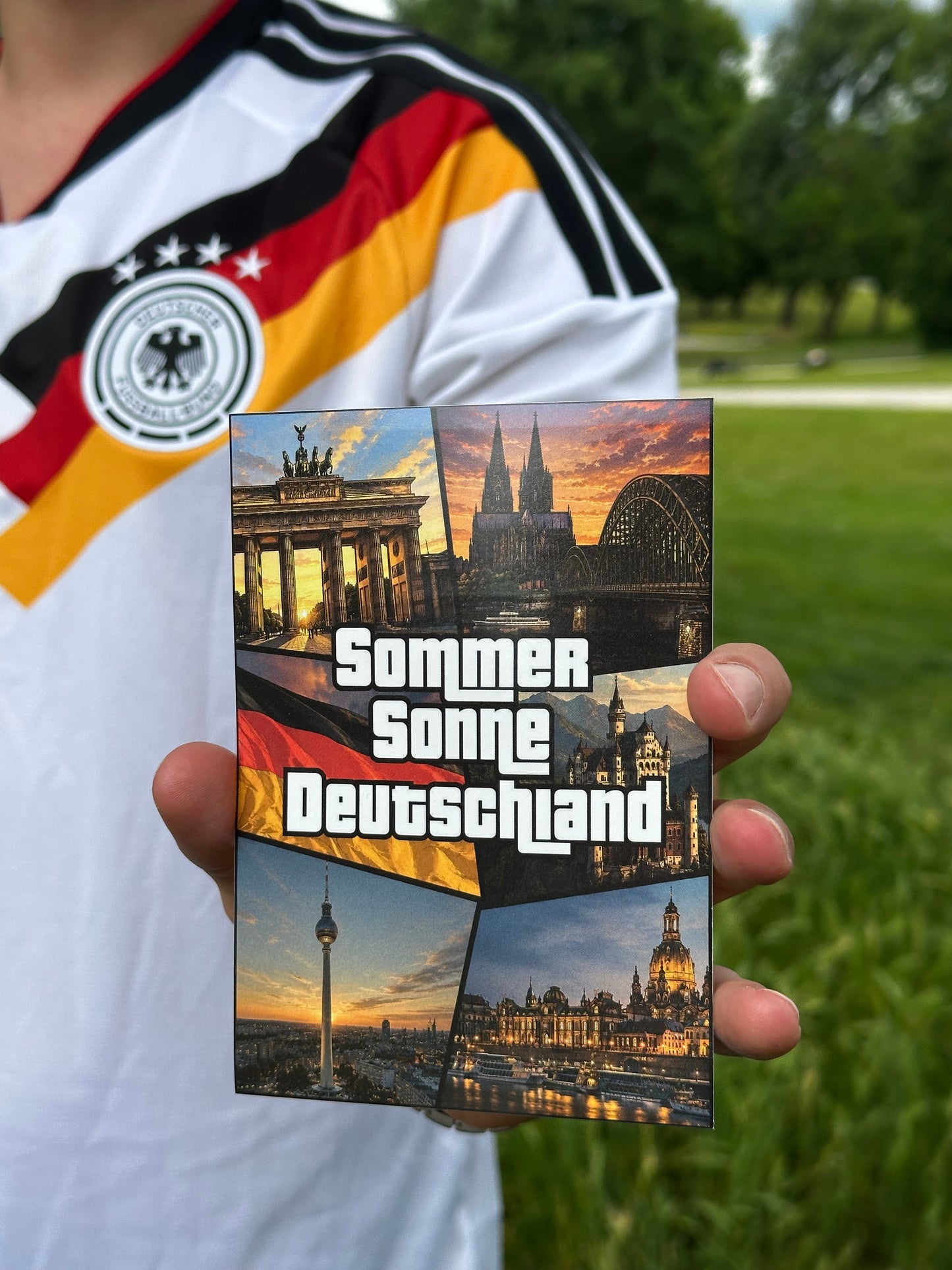 Sommer, Sonne, Deutschland - Aufkleber