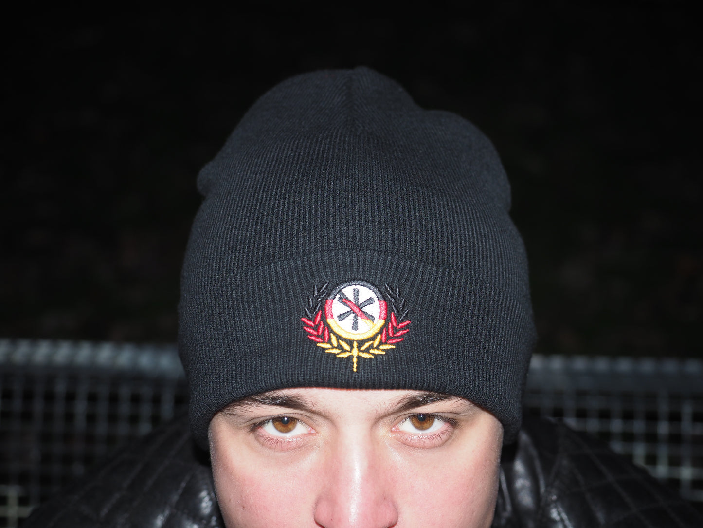 Bestickte Mütze - Logo patriotisch