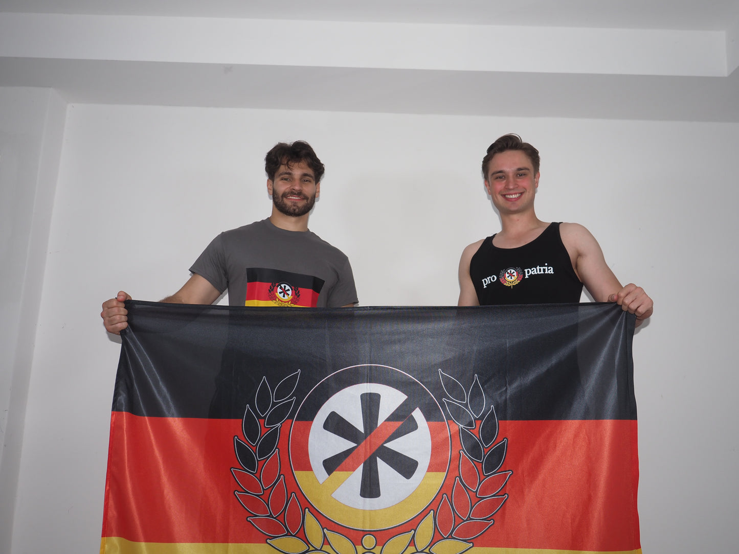 Deutschlandflagge - Patriotisches Logo