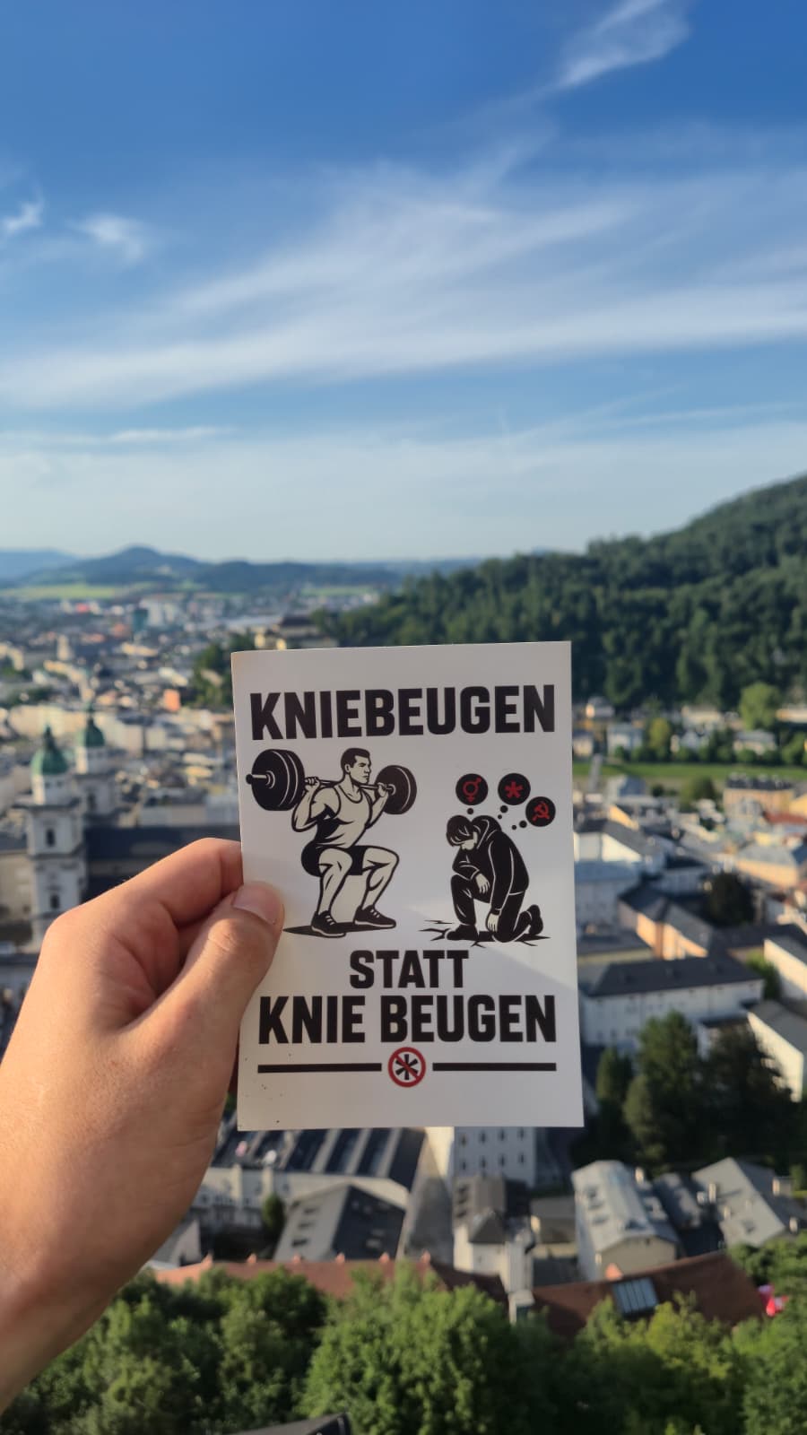 Kniebeugen - Aufkleber