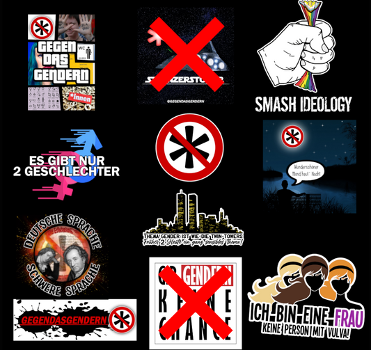 XXL Aufkleber Bundle (100 Stk.) (klassisch & neu)