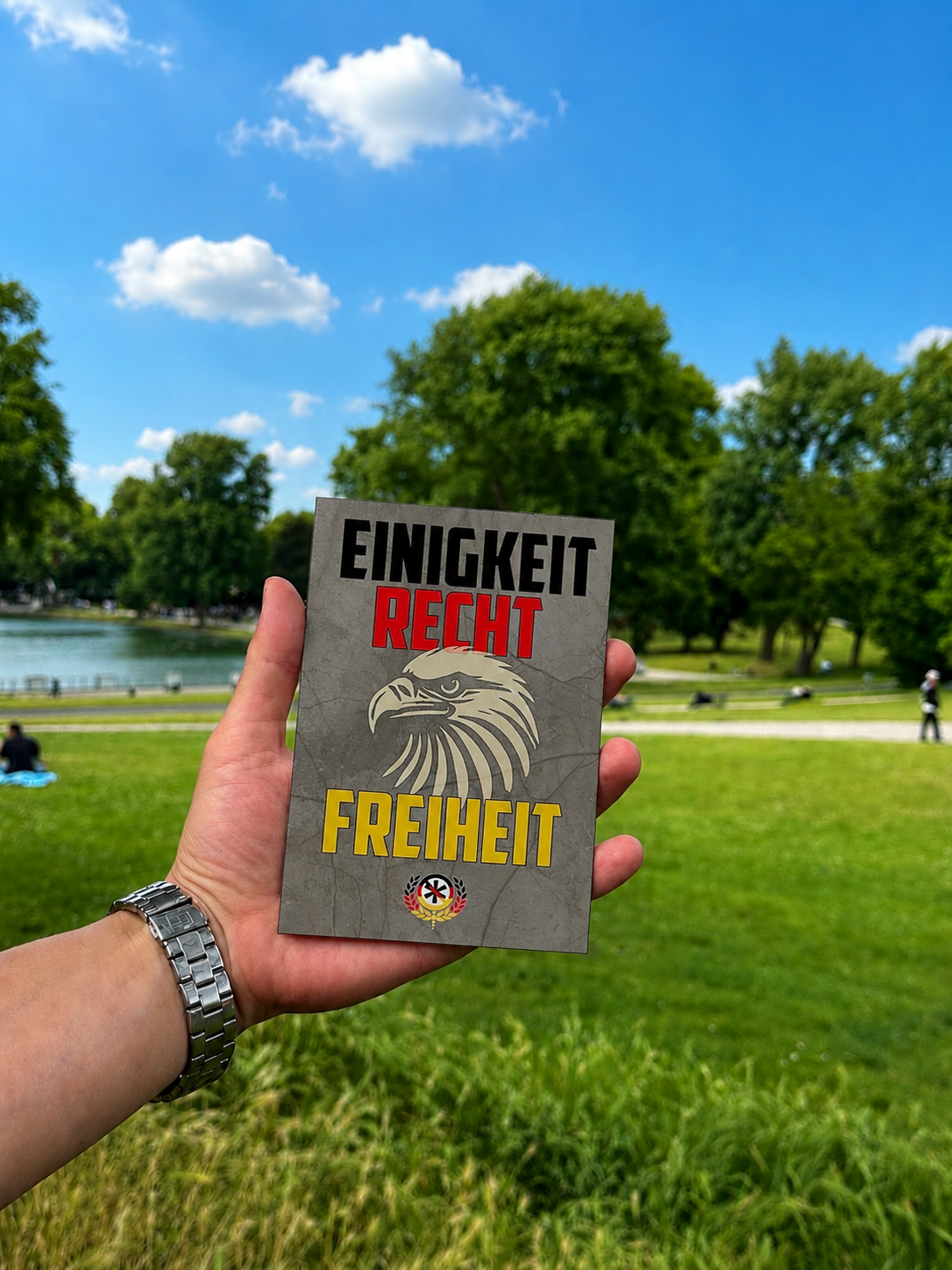 Einigkeit - Aufkleber