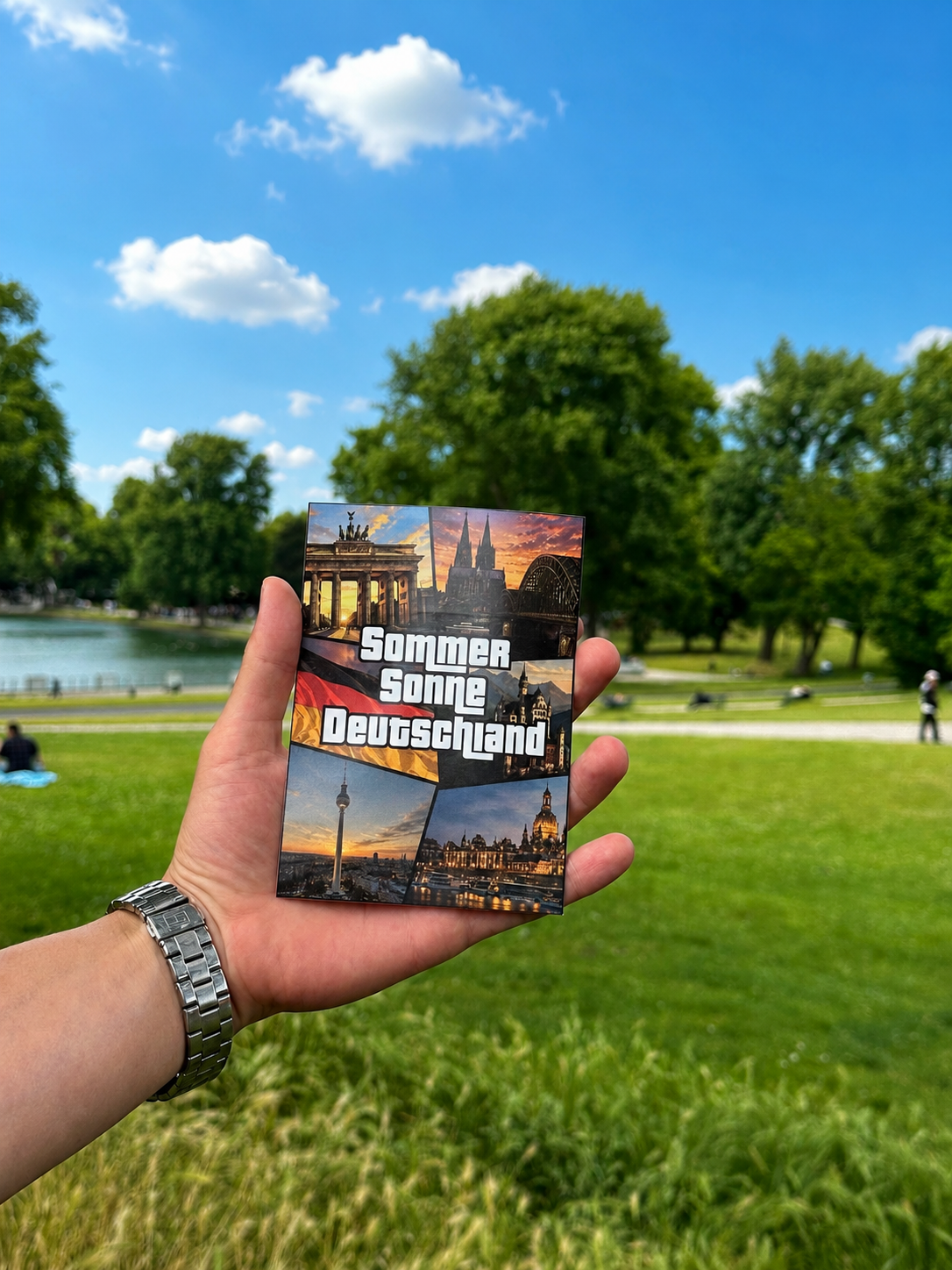 Sommer, Sonne, Deutschland - Aufkleber