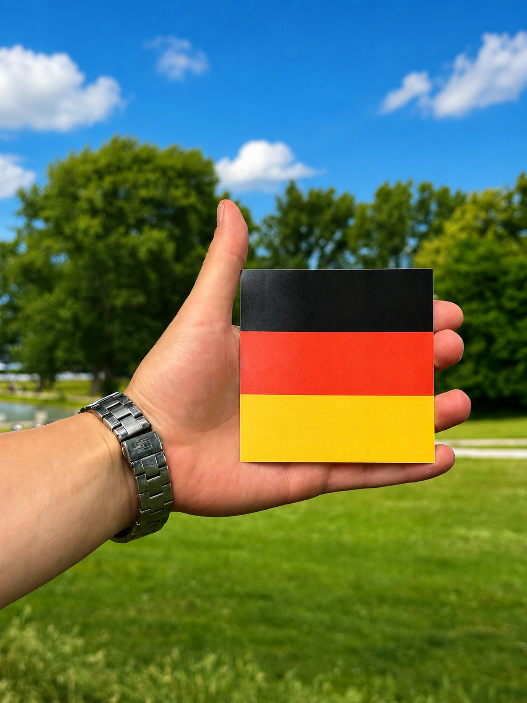 Deutschlandflagge - Aufkleber