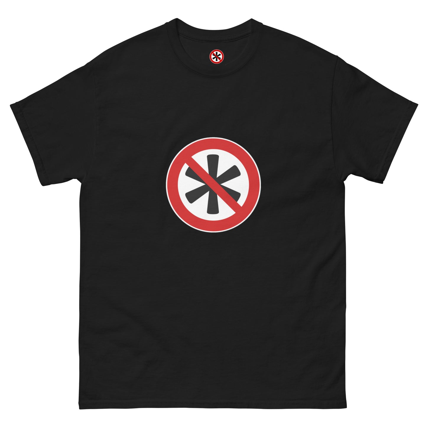 Klassisches Herren-T-Shirt Logo auf der Brust