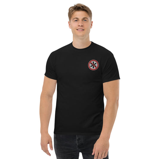 Gesticktes Logo Herren T-Shirt