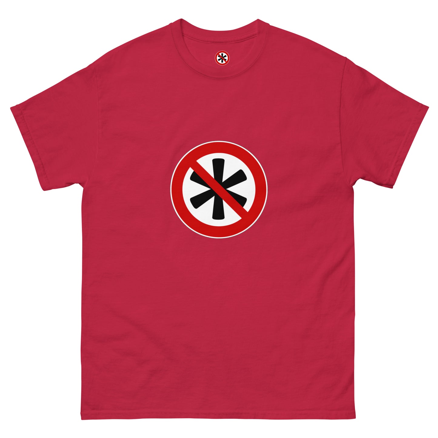 Klassisches Herren-T-Shirt Logo auf der Brust