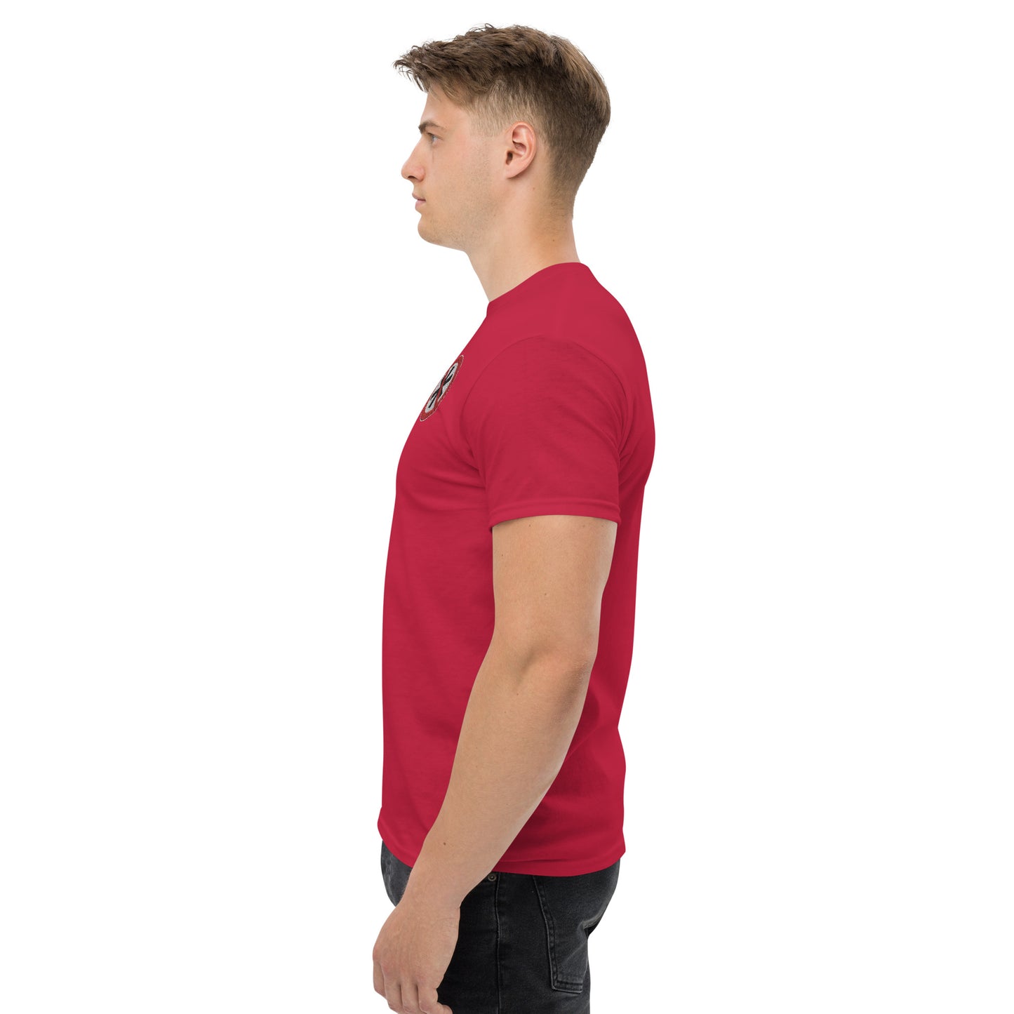Gesticktes Logo Herren T-Shirt