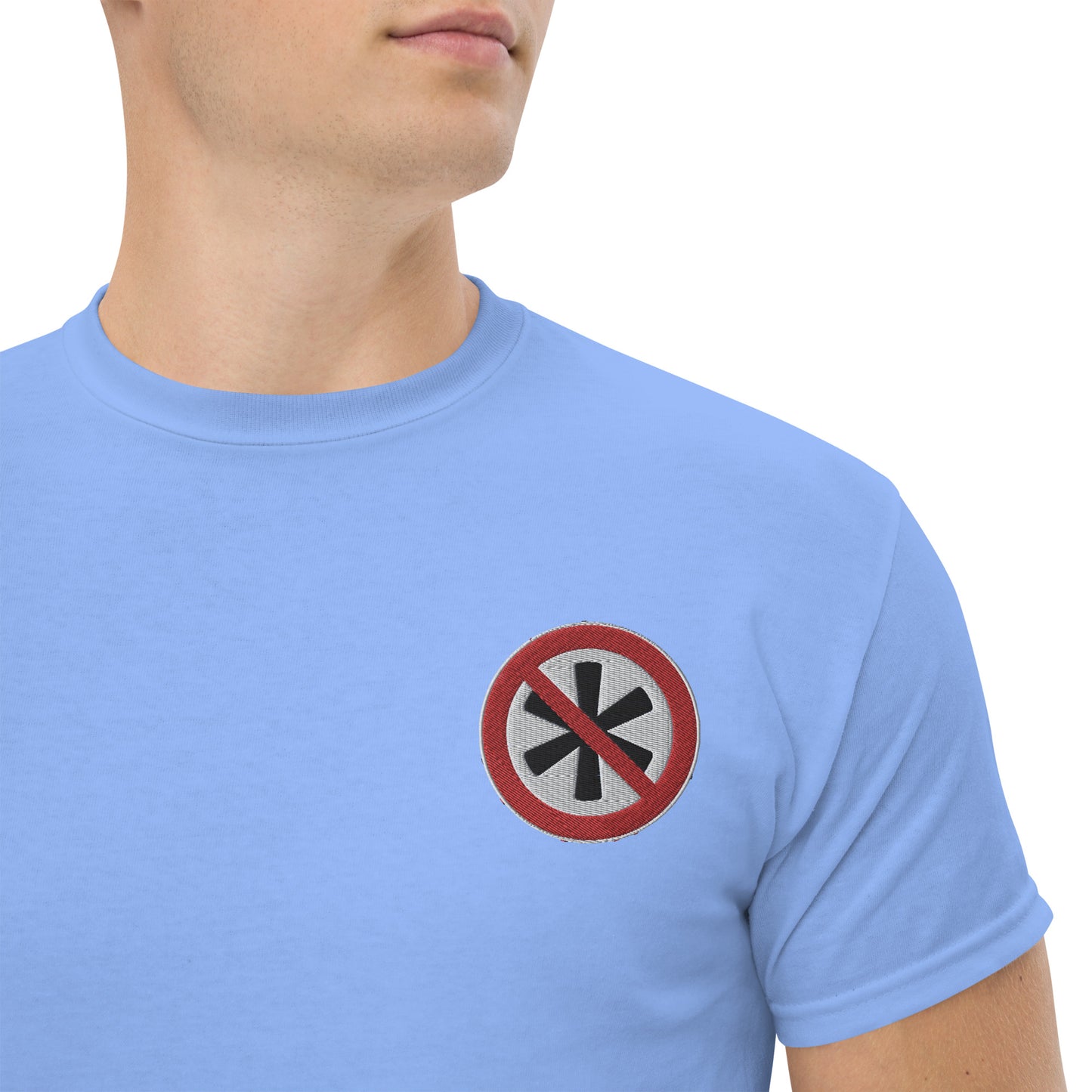 Gesticktes Logo Herren T-Shirt