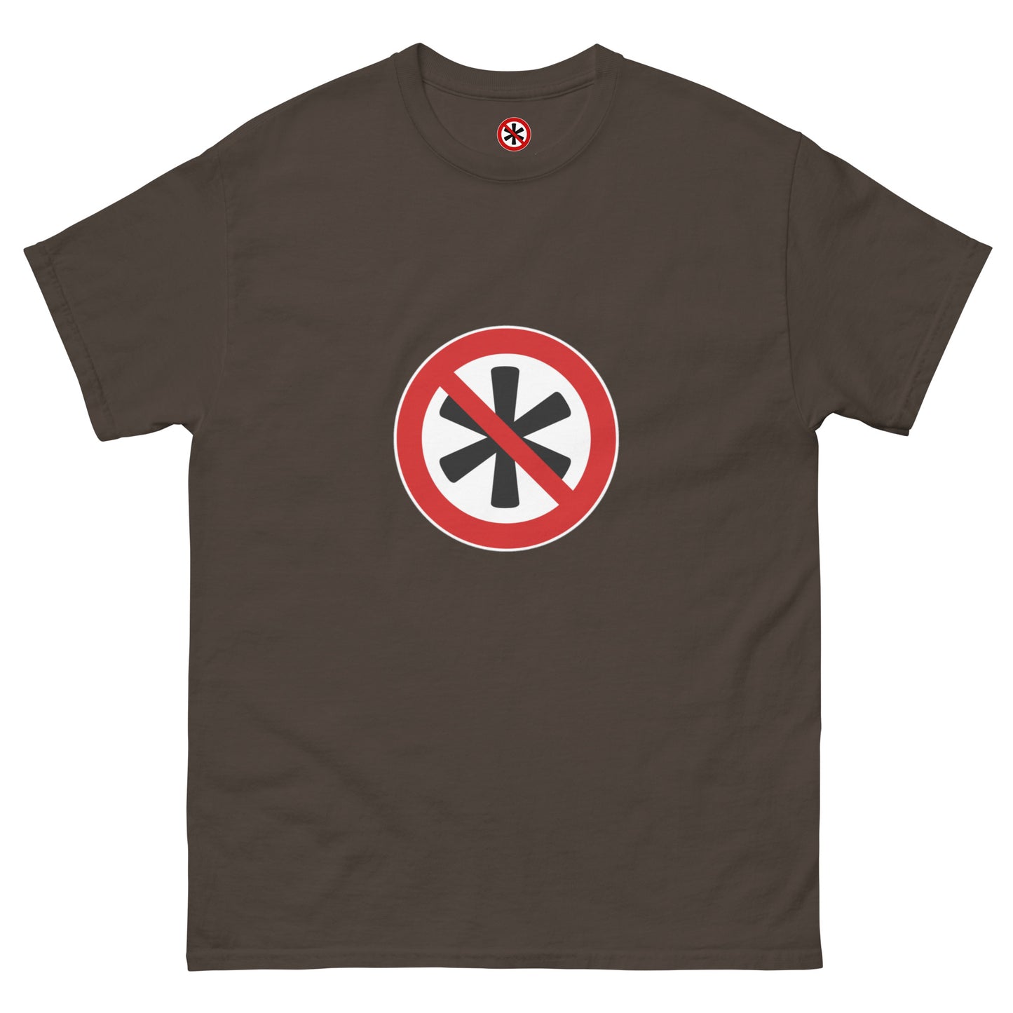 Klassisches Herren-T-Shirt Logo auf der Brust