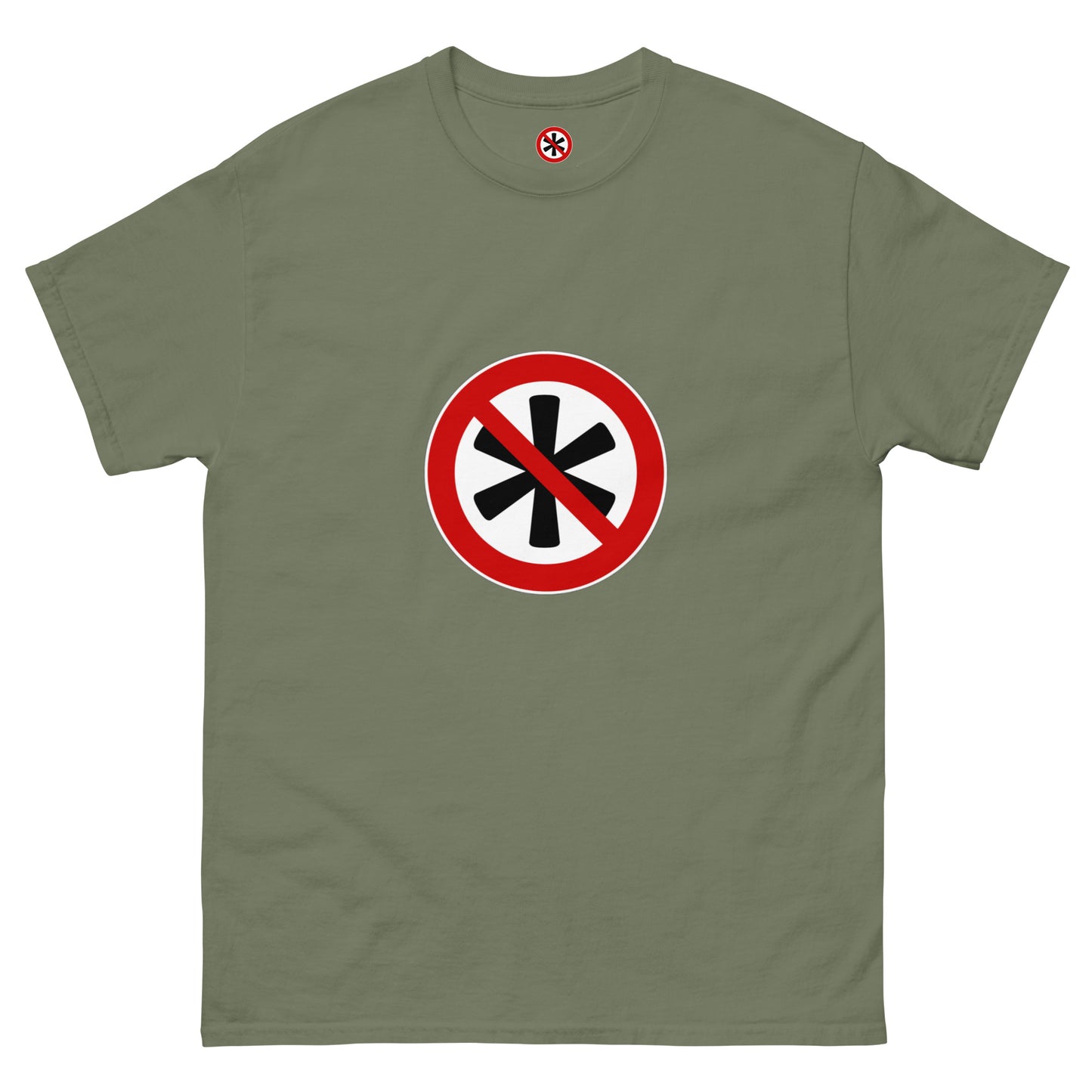 Klassisches Herren-T-Shirt Logo auf der Brust
