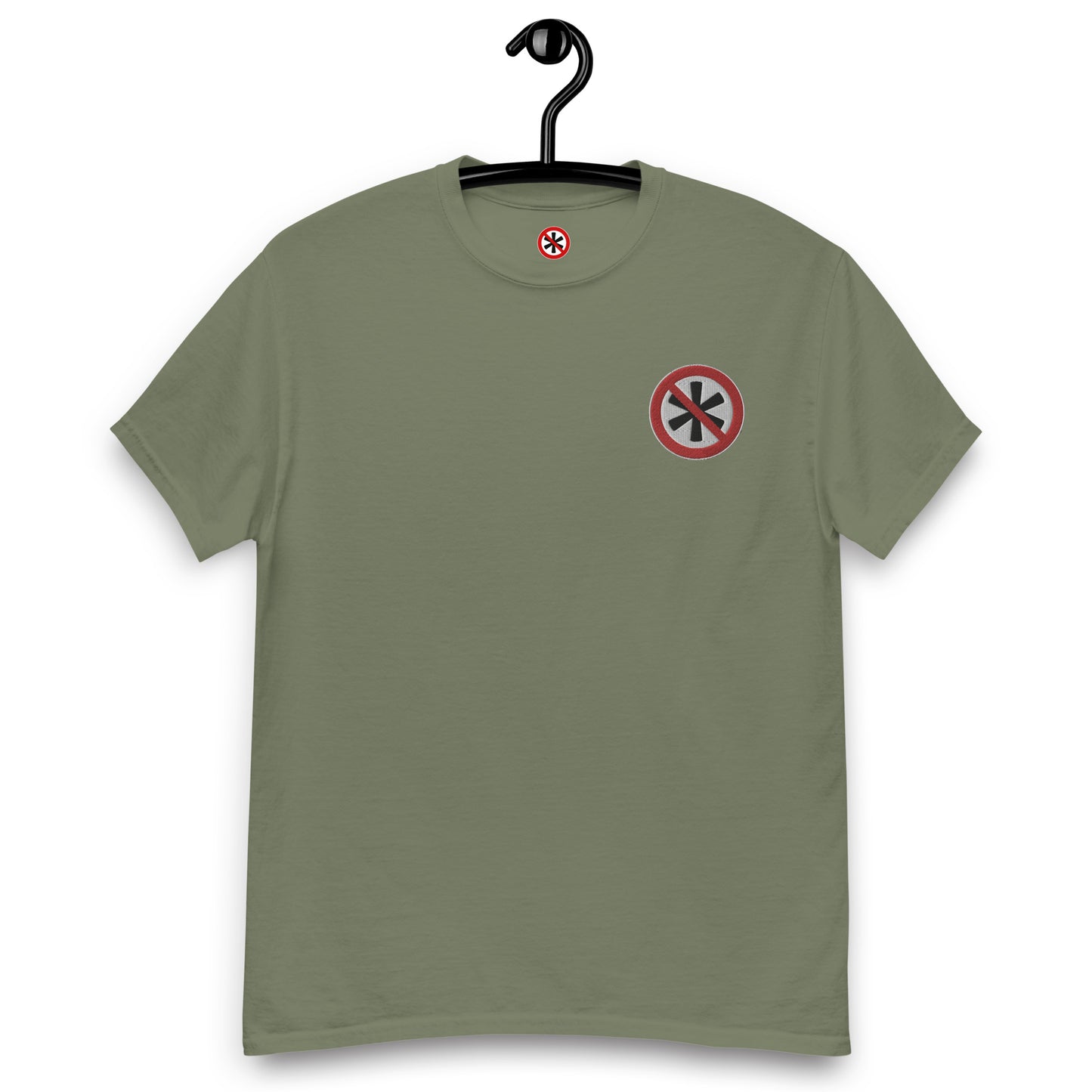 Gesticktes Logo Herren T-Shirt