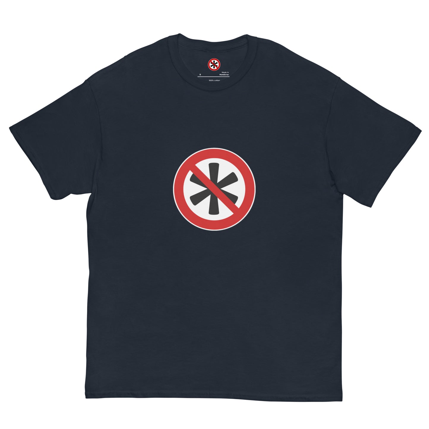 Klassisches Herren-T-Shirt Logo auf der Brust