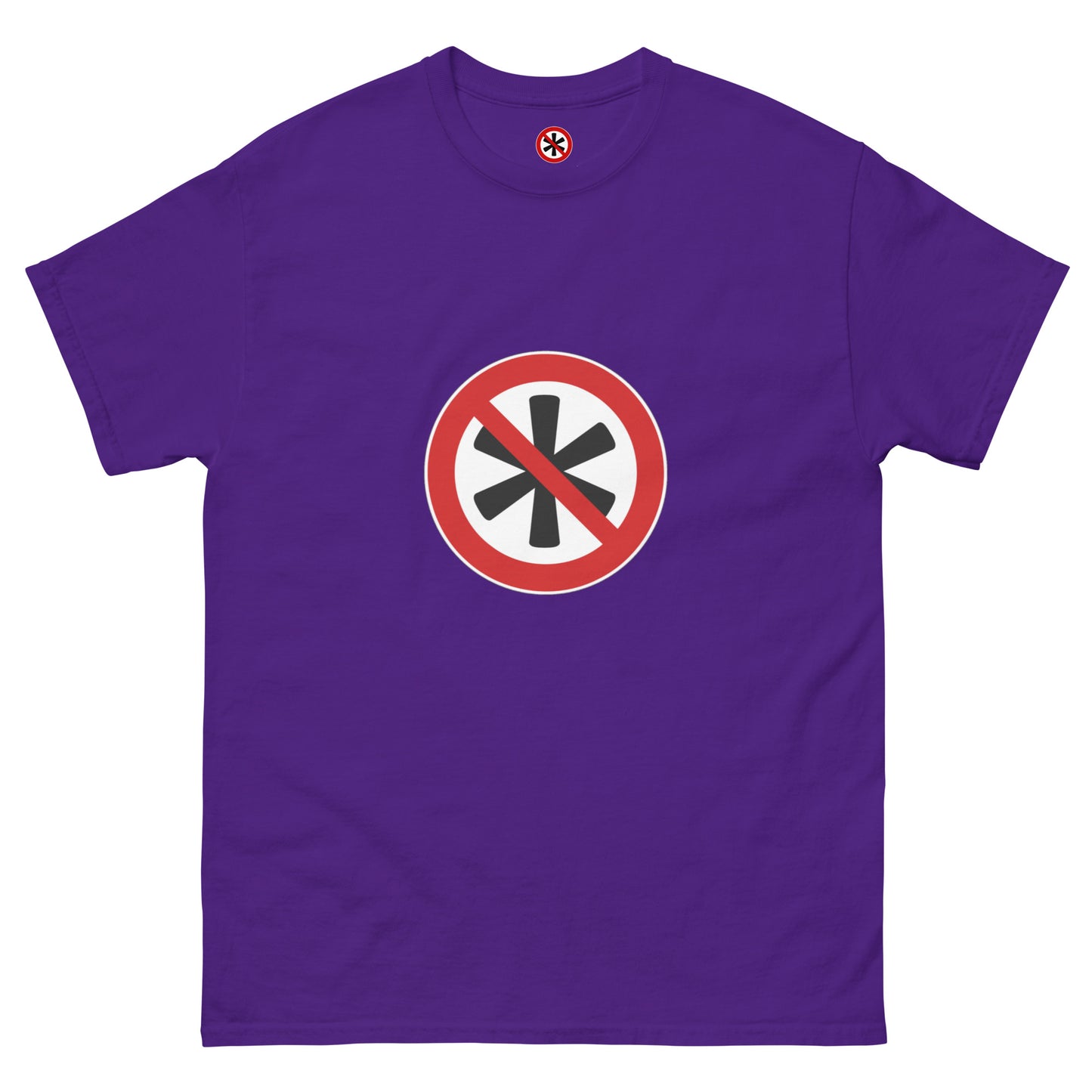 Klassisches Herren-T-Shirt Logo auf der Brust