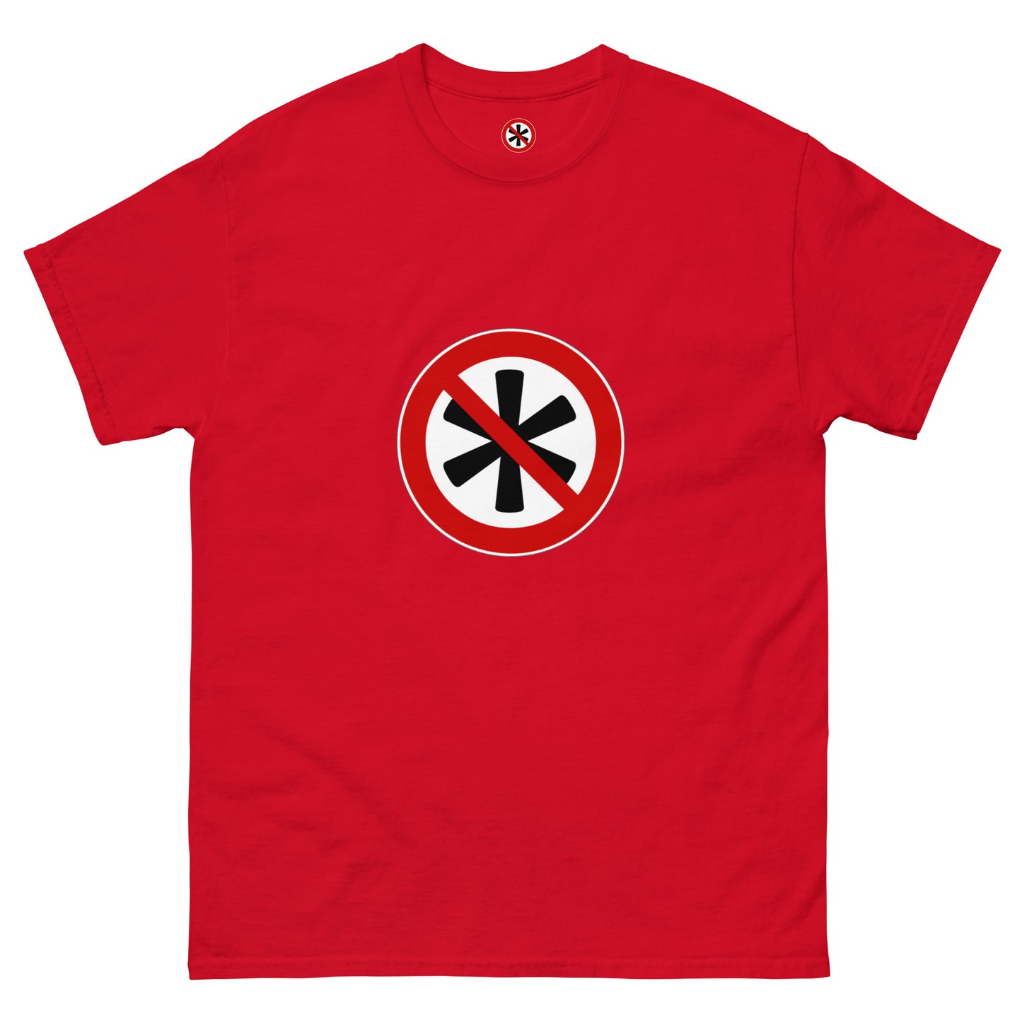 Klassisches Herren-T-Shirt Logo auf der Brust