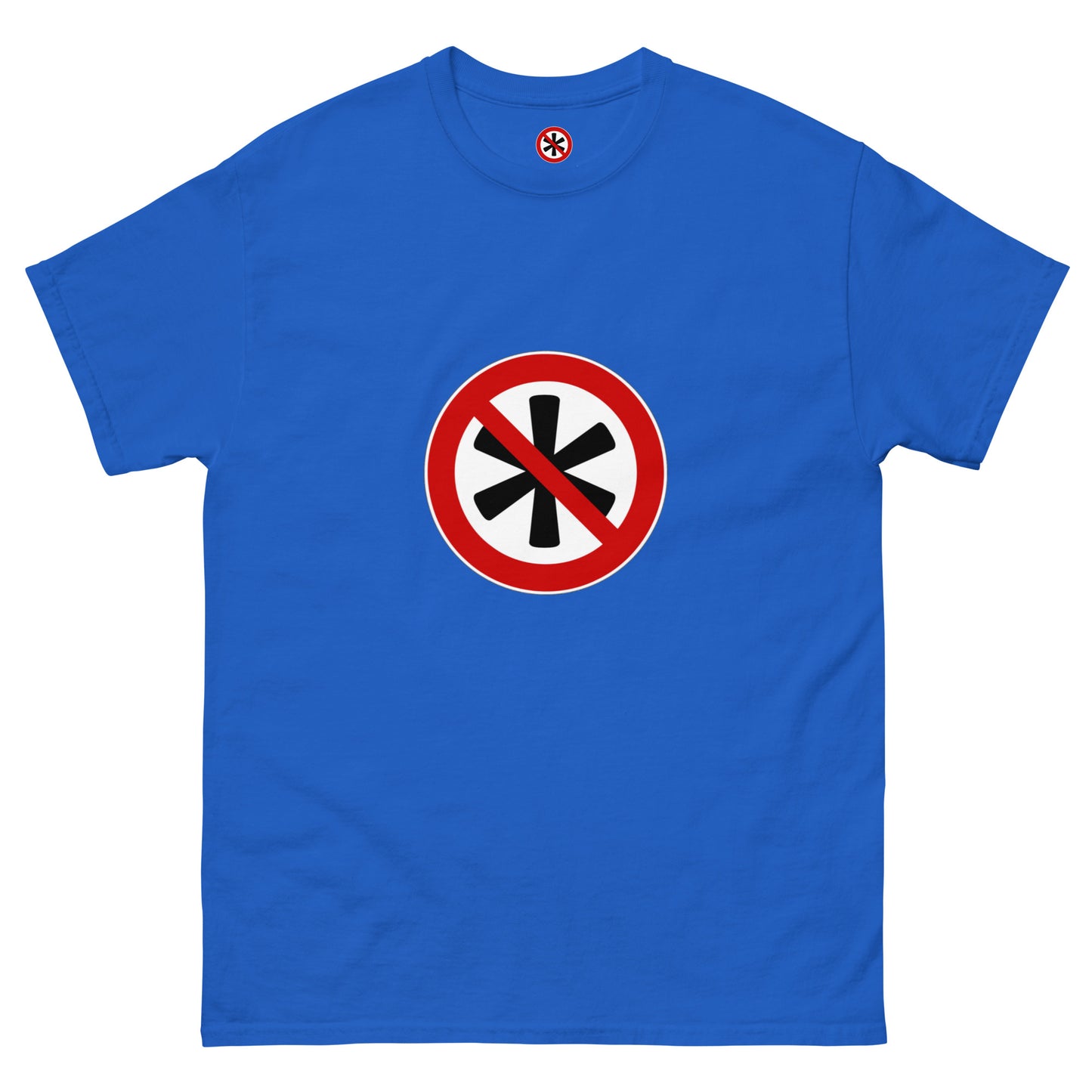 Klassisches Herren-T-Shirt Logo auf der Brust