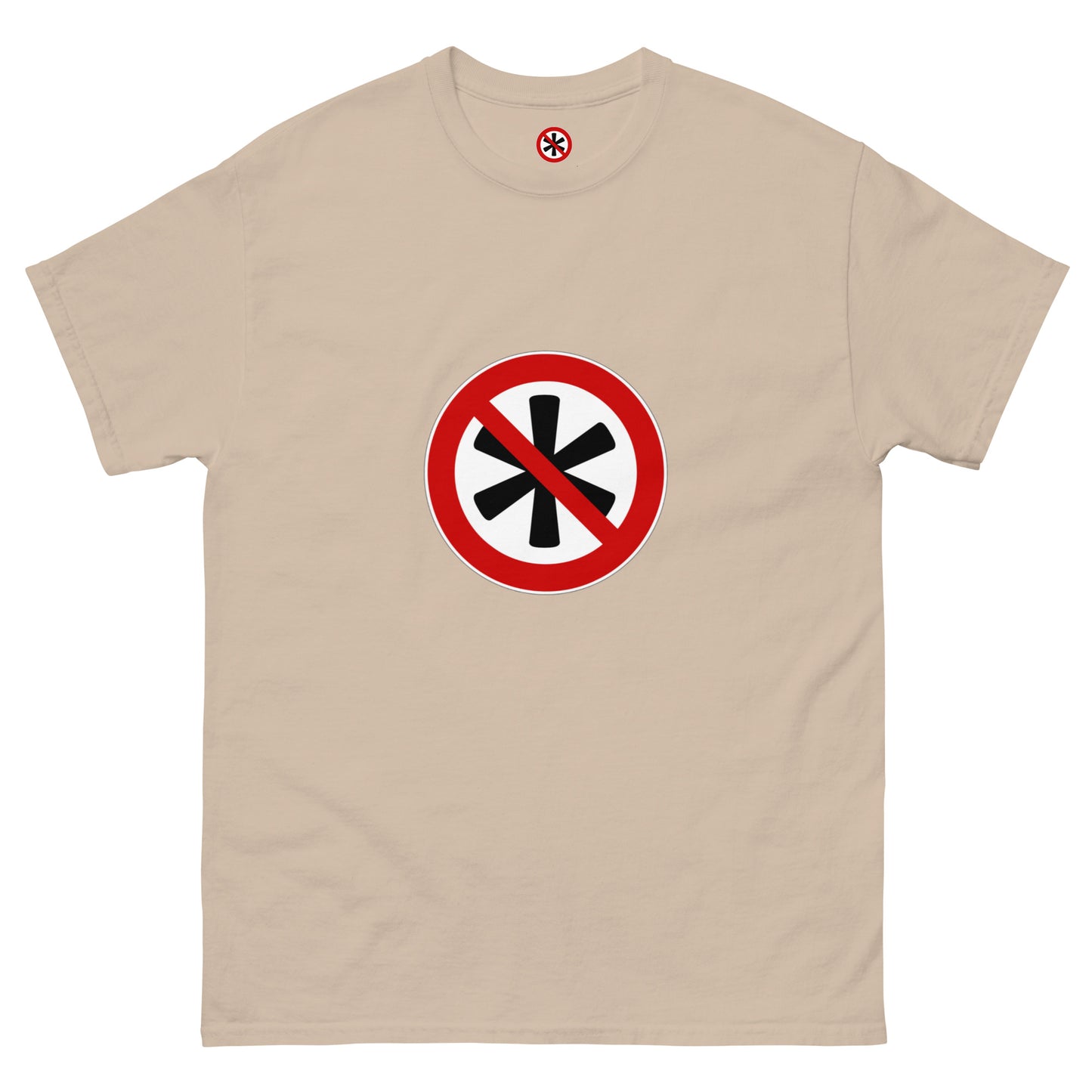 Klassisches Herren-T-Shirt Logo auf der Brust