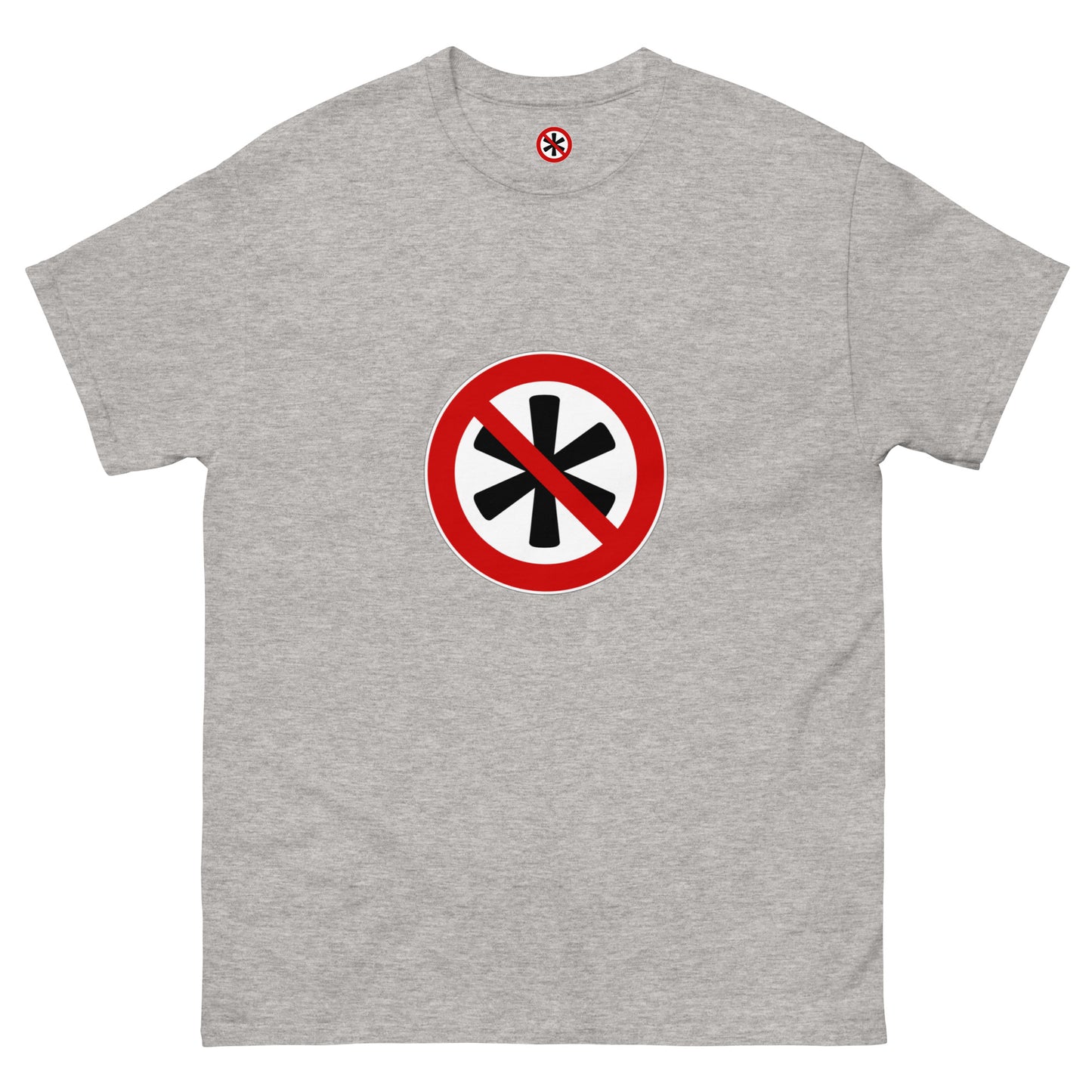 Klassisches Herren-T-Shirt Logo auf der Brust
