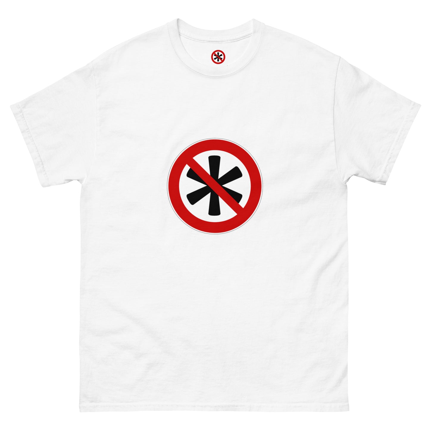 Klassisches Herren-T-Shirt Logo auf der Brust