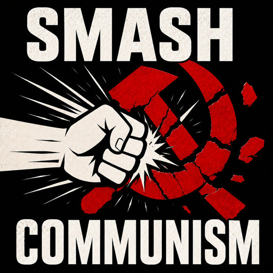 Smash Communism - Aufkleber