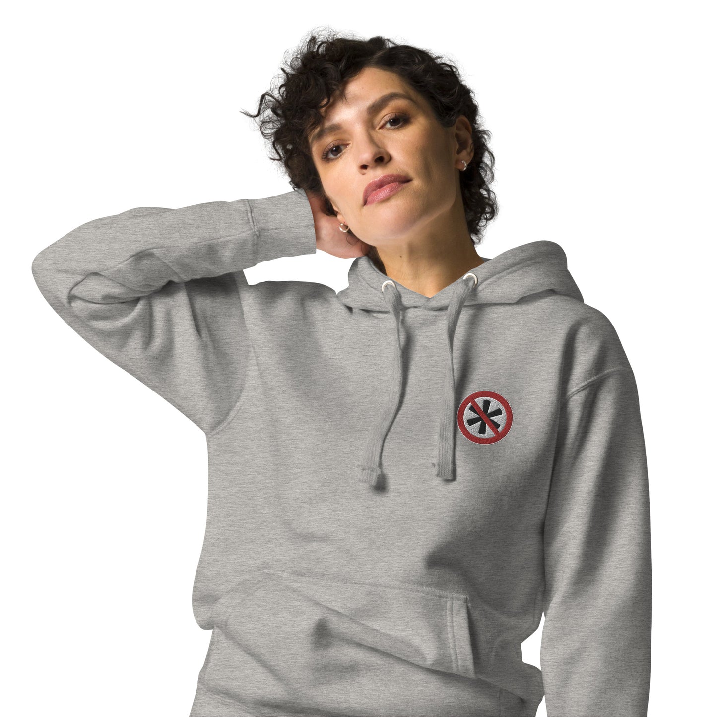 Unisex-Kapuzenpullover gesticktes Logo