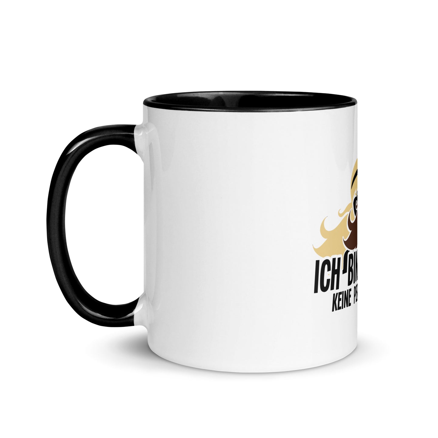 Tasse mit farbiger Innenseite - Ich bin eine Frau