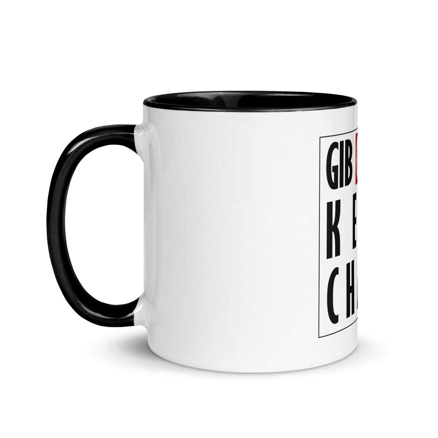 Tasse mit farbiger Innenseite - Gendern keine Chance