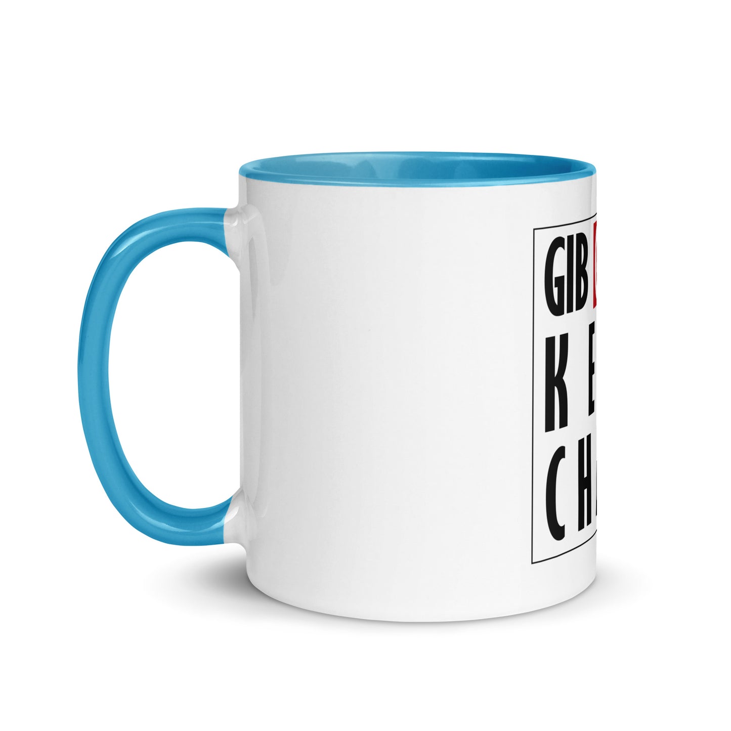 Tasse mit farbiger Innenseite - Gendern keine Chance