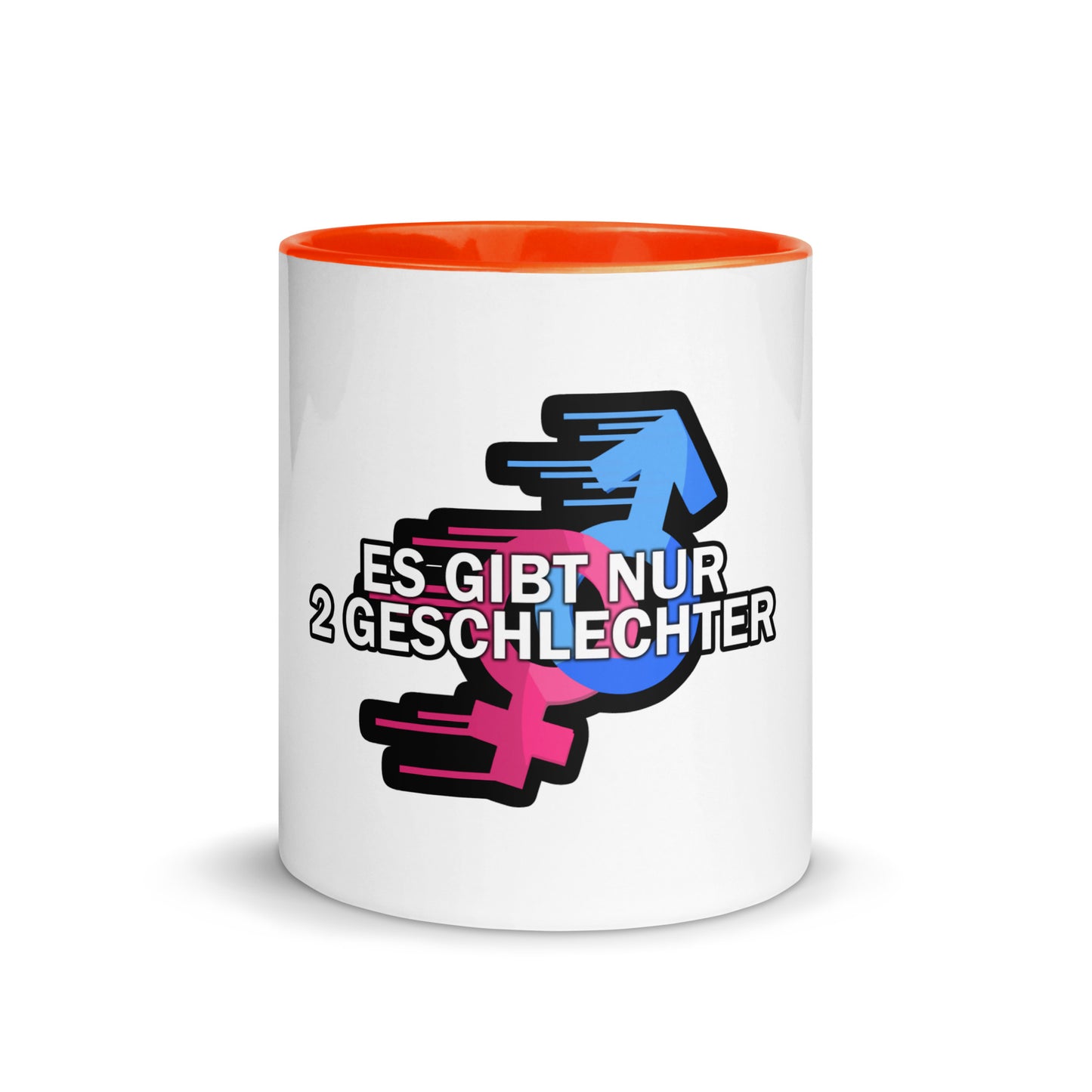 Tasse mit farbiger Innenseite - 2 Geschlechter