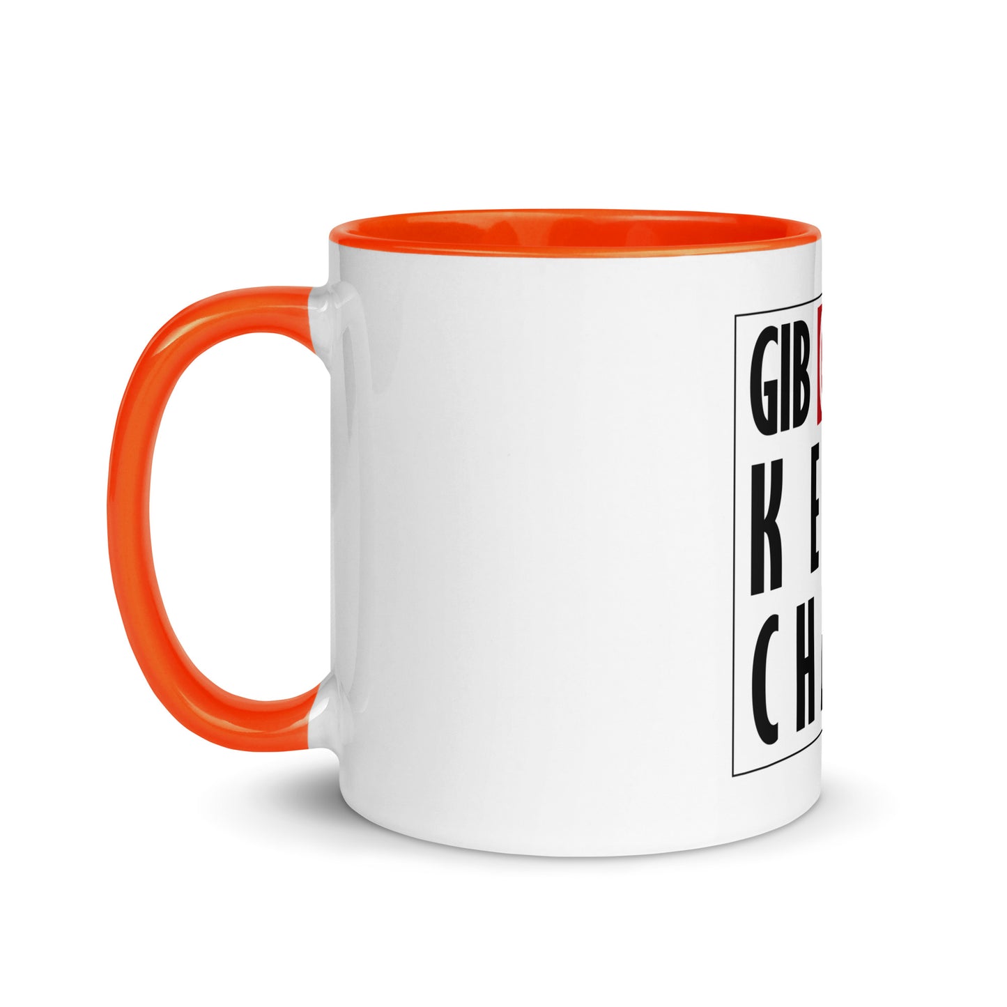 Tasse mit farbiger Innenseite - Gendern keine Chance