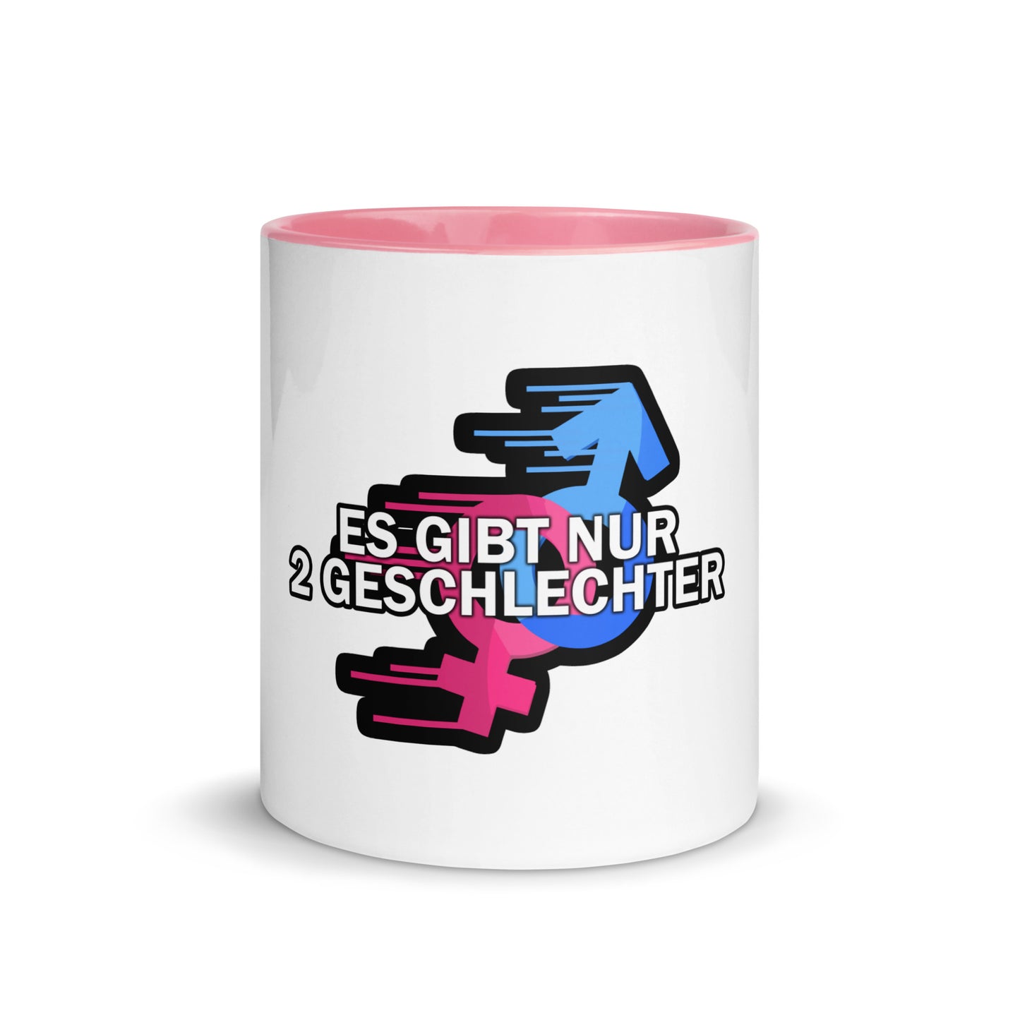 Tasse mit farbiger Innenseite - 2 Geschlechter