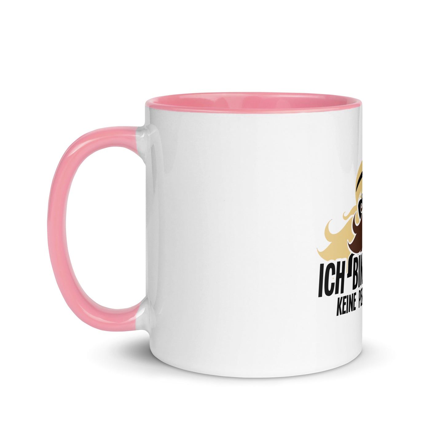 Tasse mit farbiger Innenseite - Ich bin eine Frau