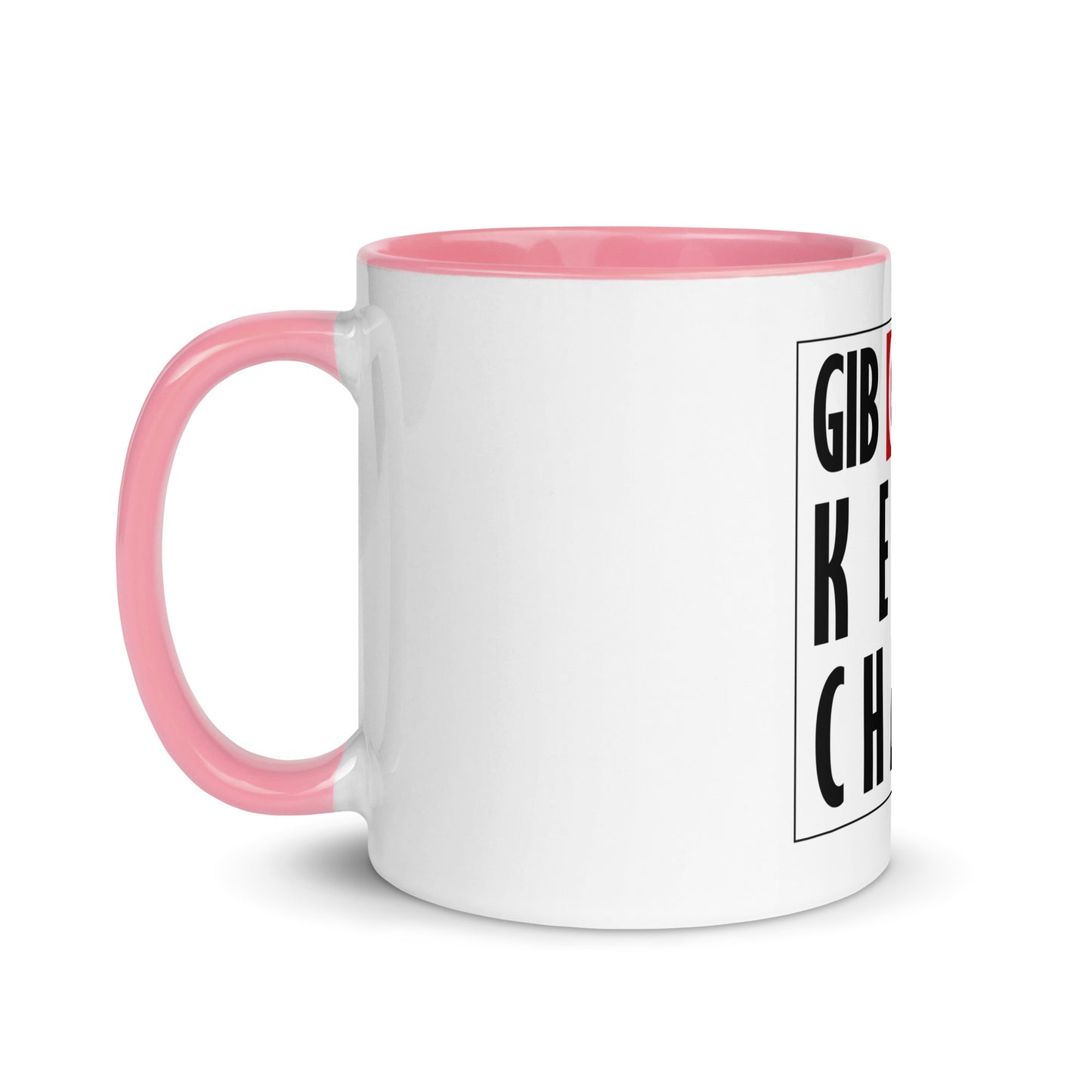 Tasse mit farbiger Innenseite - Gendern keine Chance